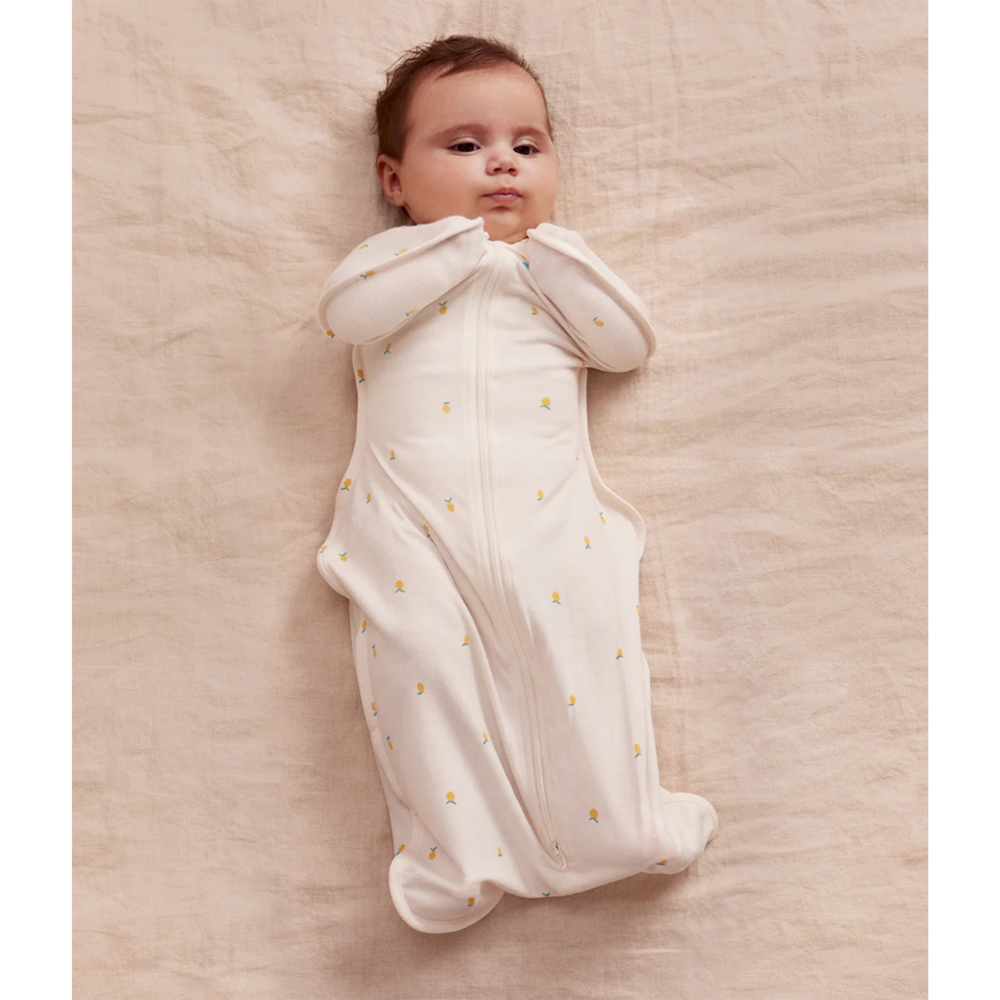 LOVE TO DREAM Swaddle Up Silky-Lux Bamboo 1T - Lemons
