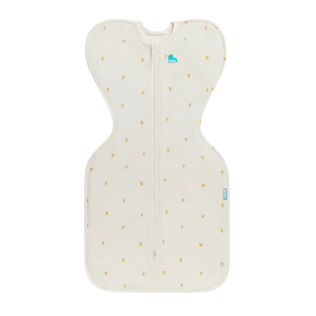 LOVE TO DREAM Swaddle Up Silky-Lux Bamboo 1T - Lemons