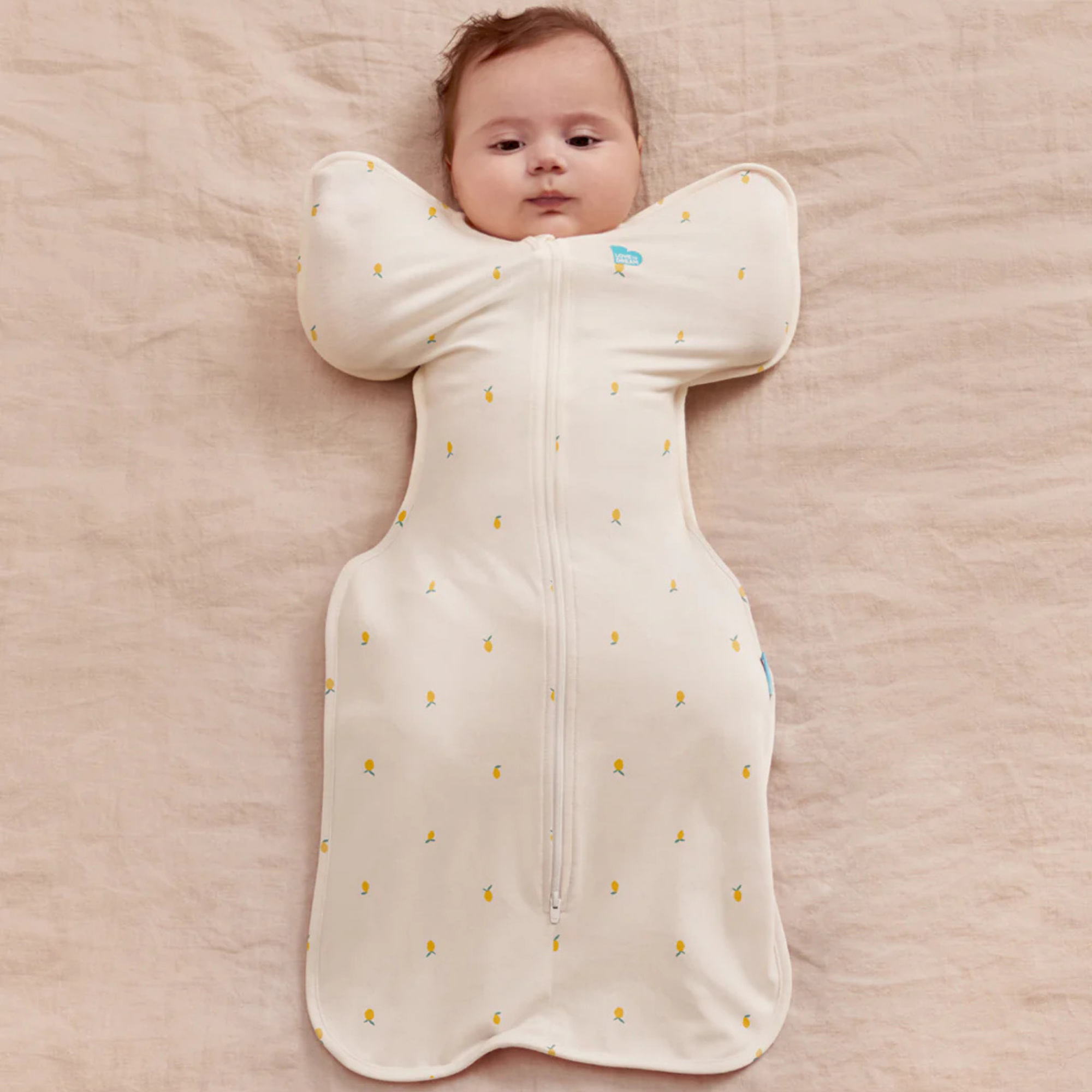 LOVE TO DREAM Swaddle Up Silky-Lux Bamboo 1T - Lemons