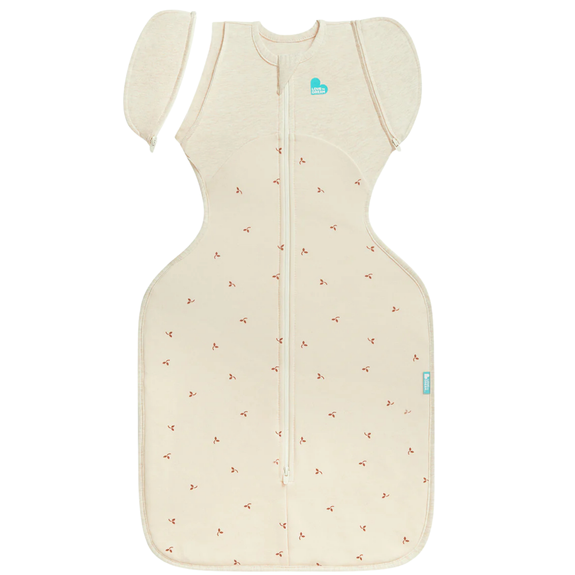LOVE TO DREAM Swaddle Up Transition Bag 1.5Tog - Oatmeal Twig