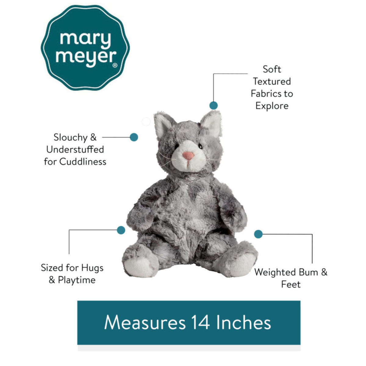MARY MEYER Snuggables Kitty – 14