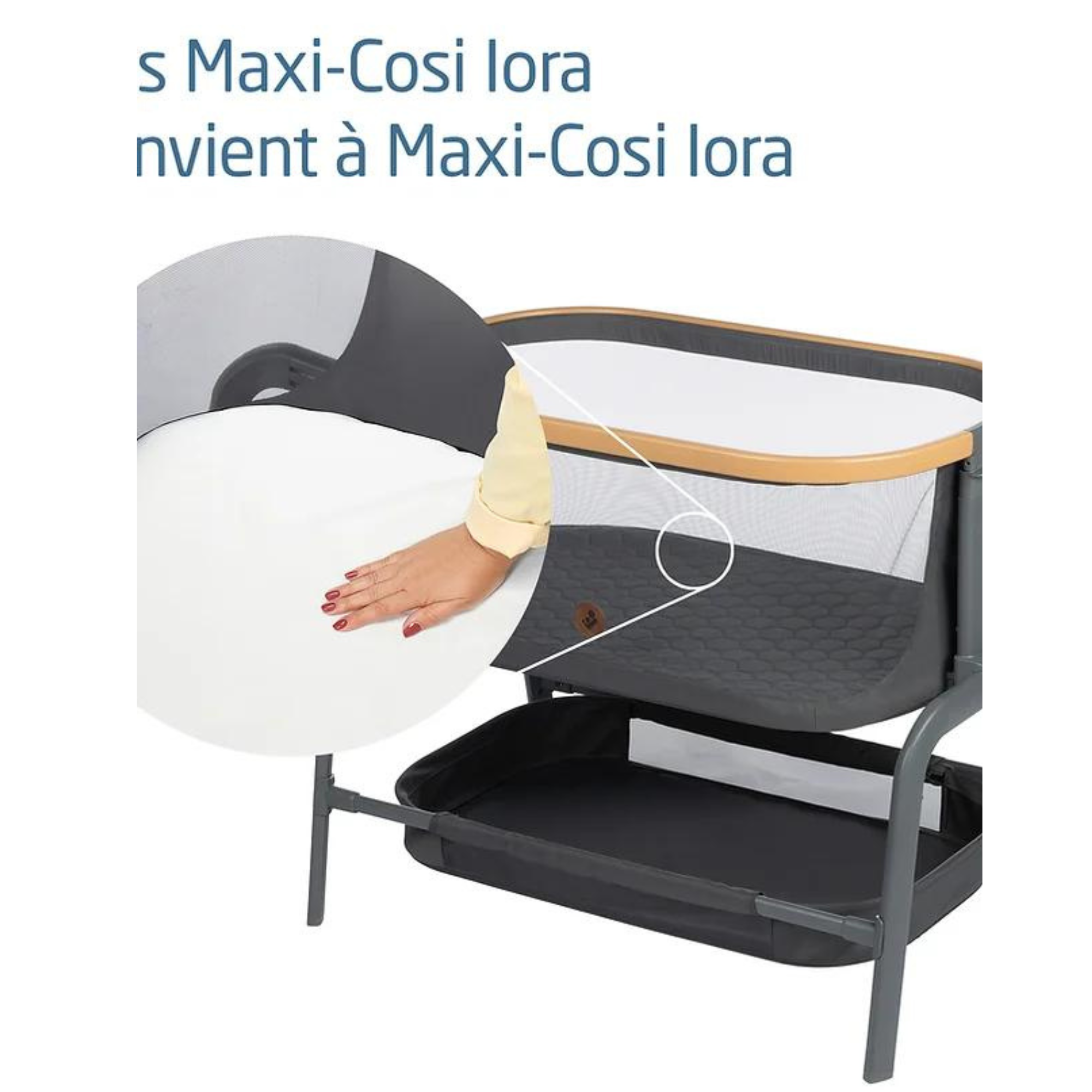 MAXI COSI Iora Bedsheets 2pk | Bassinet Bedding