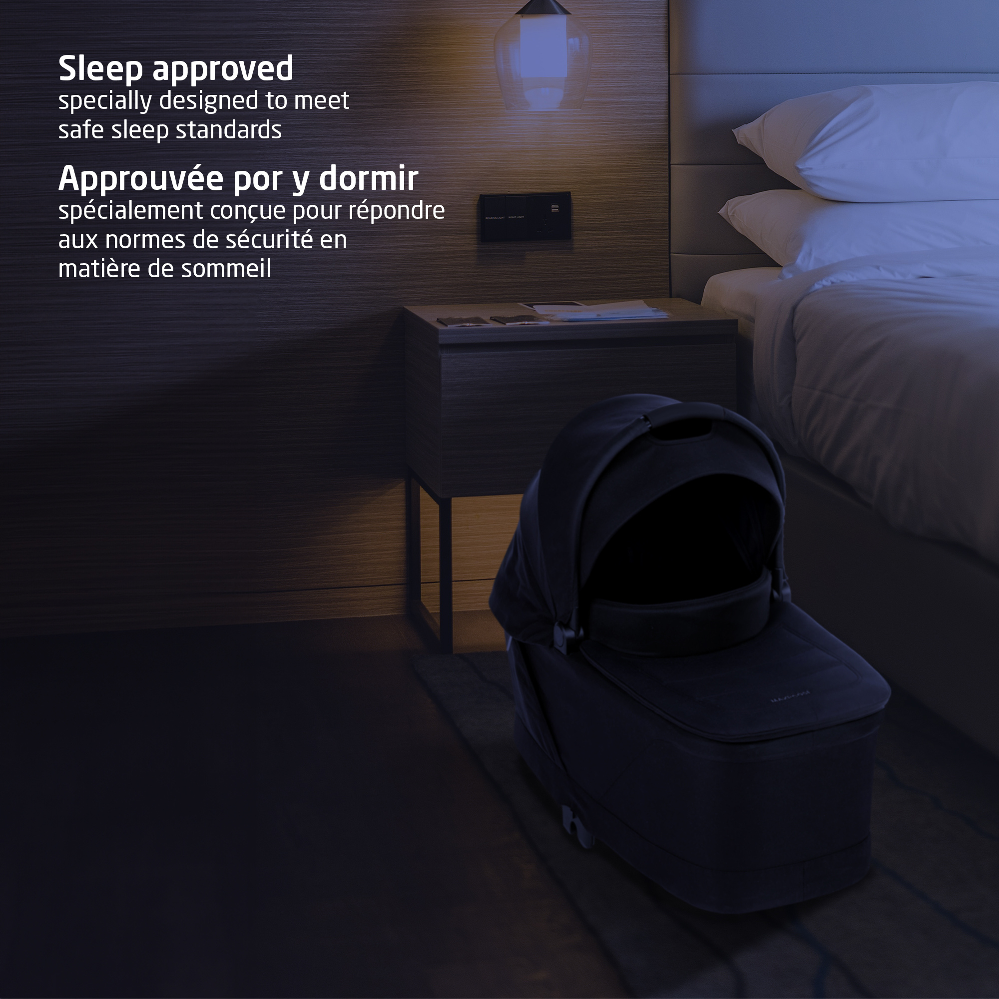 MAXI COSI Oria Bassinet Carry Cot - Twillic Black