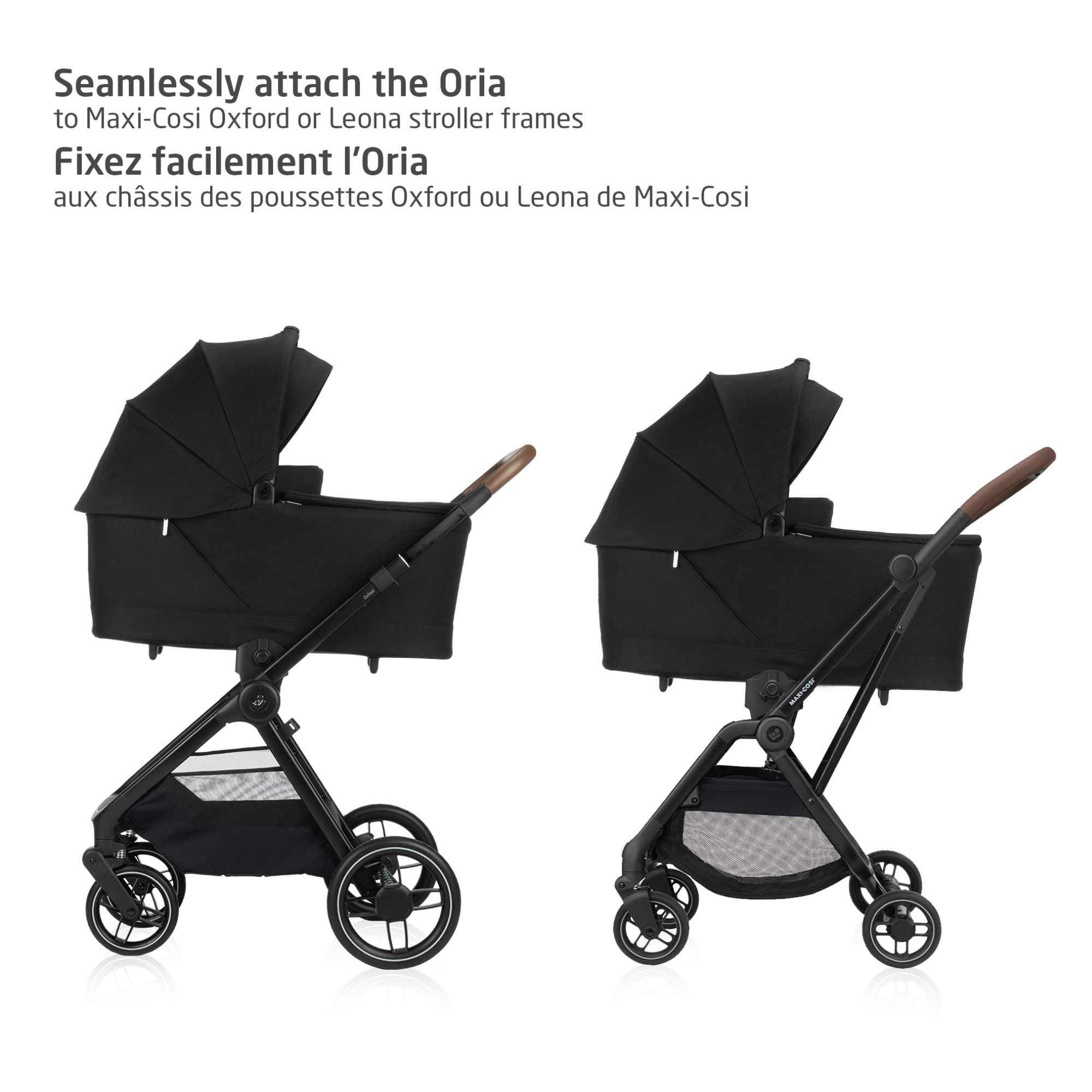 MAXI COSI Oria Bassinet Carry Cot - Twillic Black