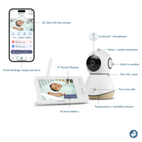 Thumbnail for MAXI COSI See Pro 360° Baby Monitor & Parent Unit With CryAssist Technology