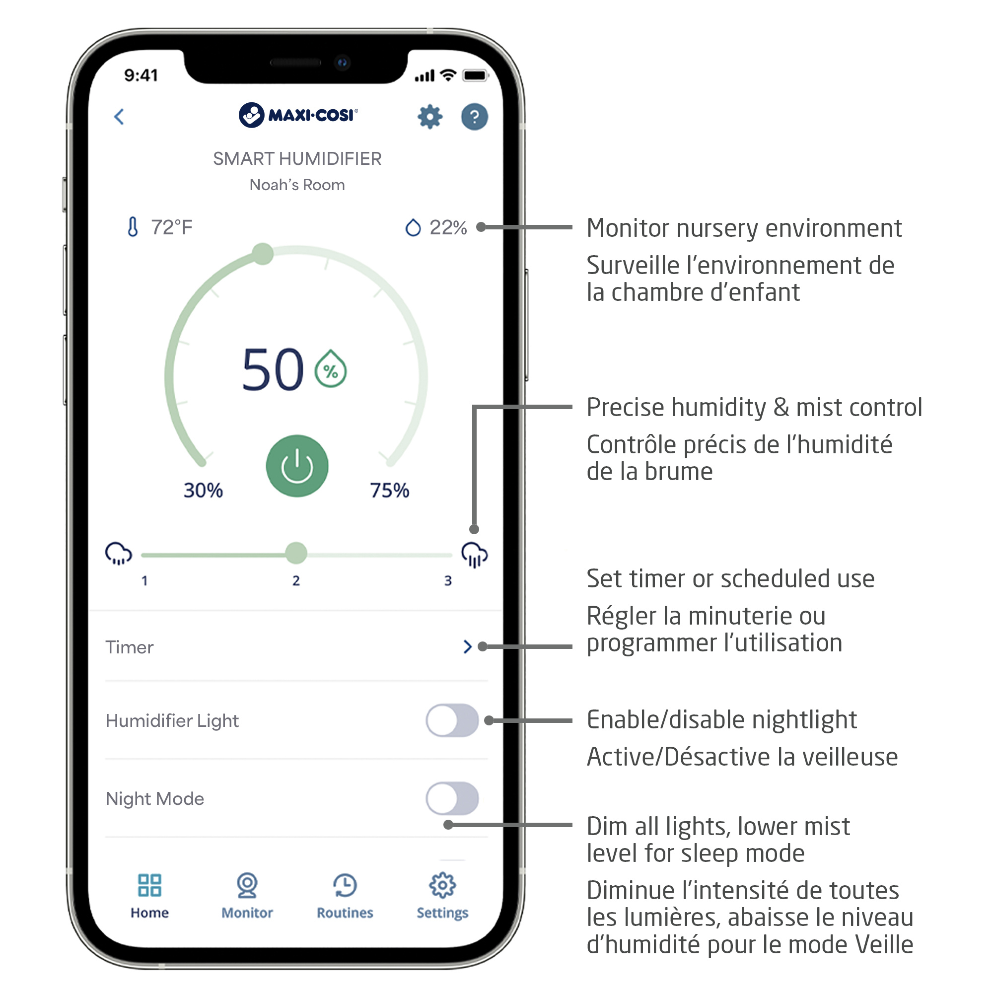 MAXI COSI Smart Humidifier