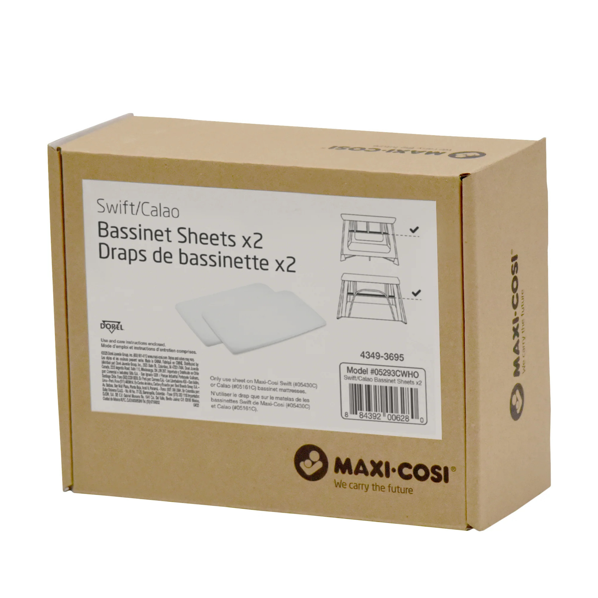 MAXI COSI Swift/Calao Bassinet Mode Sheets (2-Pack)