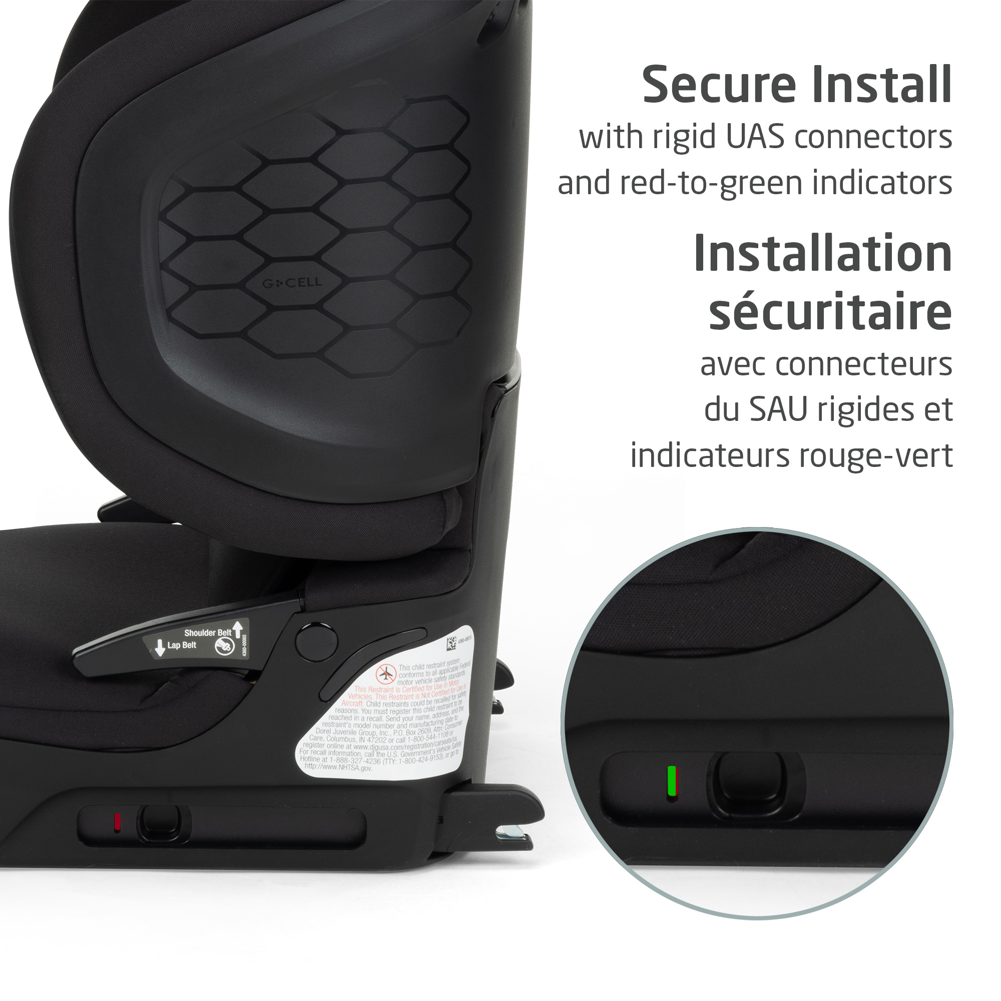 MAXI COSI Siège d'auto rehausseur à positionnement de ceinture Tanza