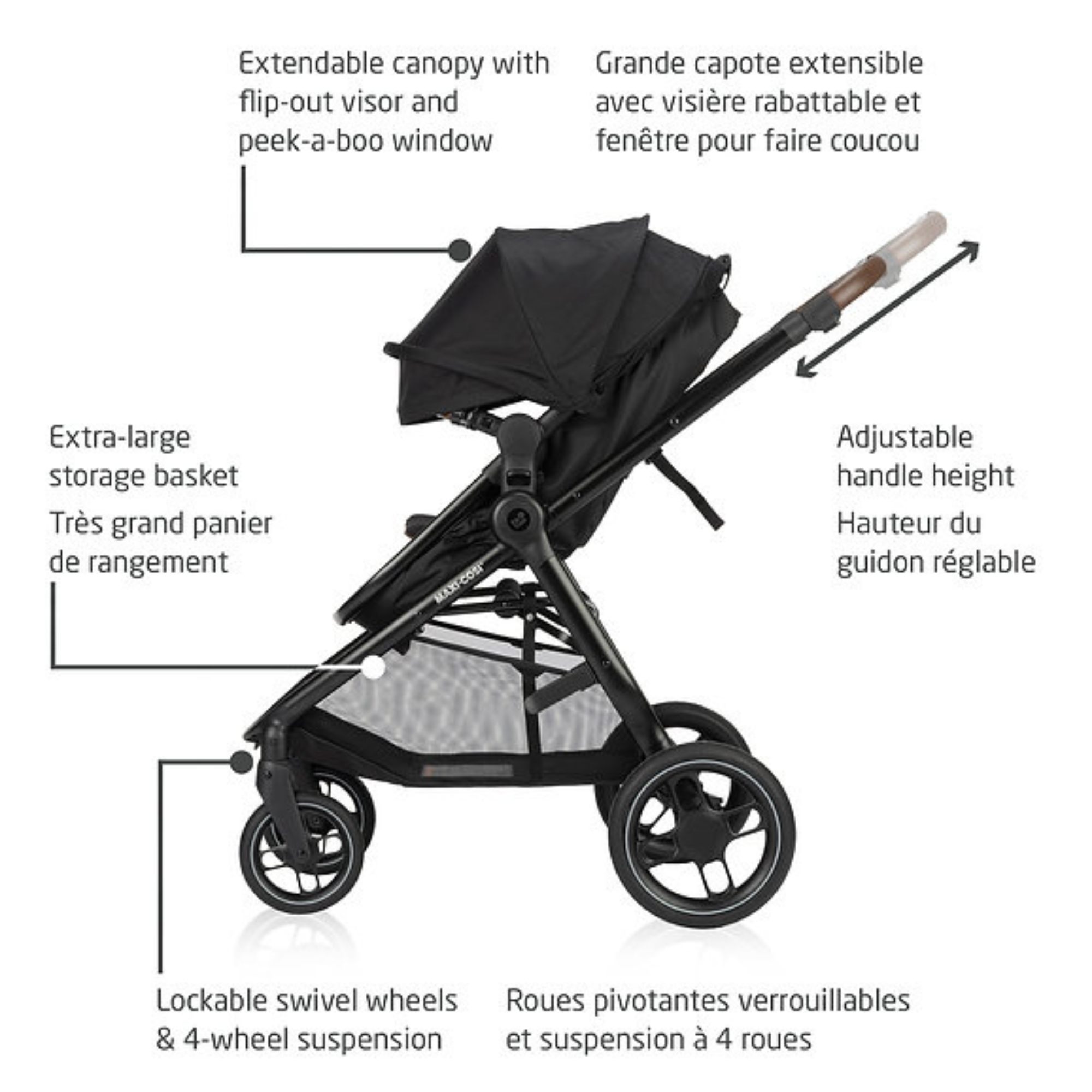 MAXI COSI Zelia Luxe Système de voyage modulaire 5-en-1
