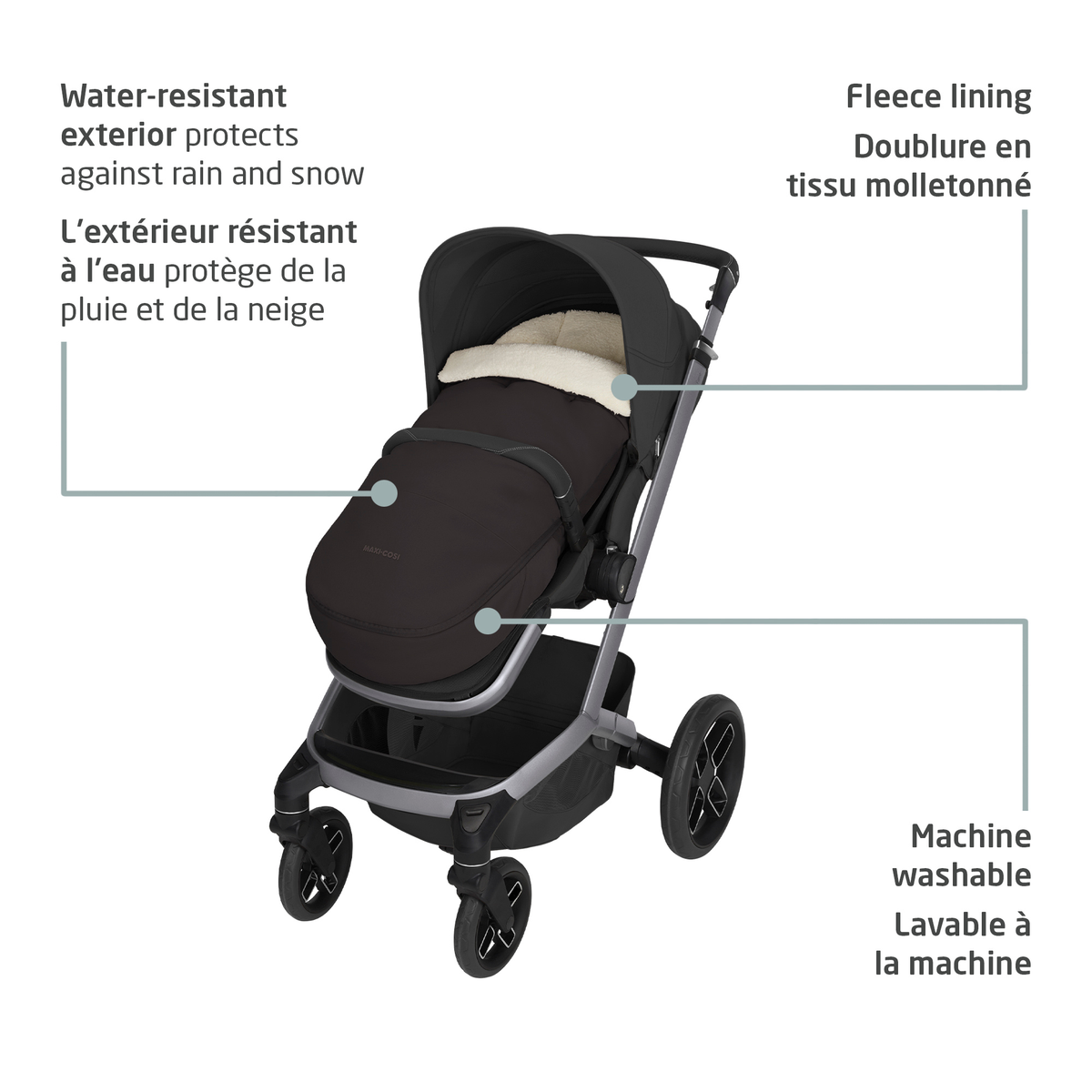 MAXI COSI 2-in-1 Footmuff