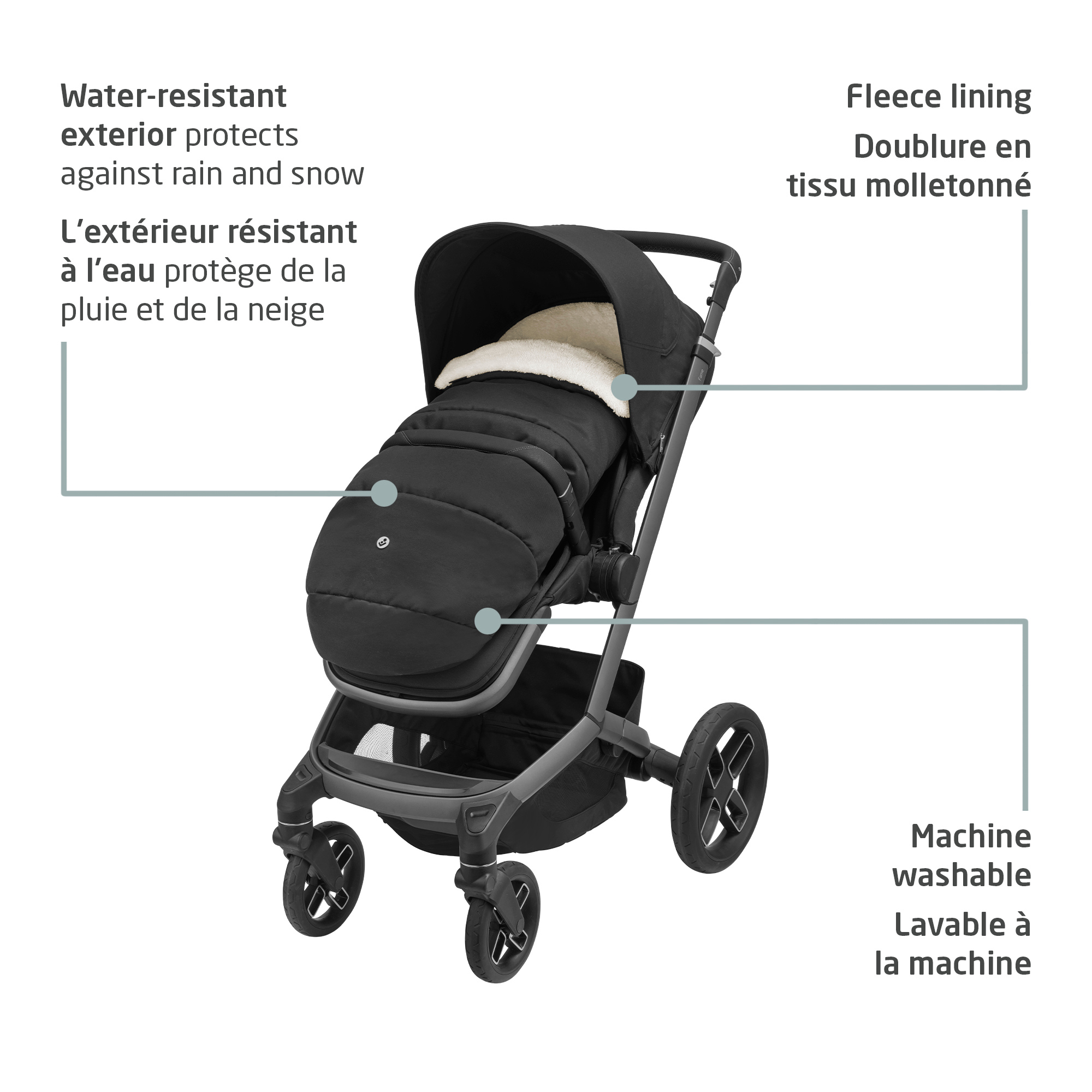 MAXI COSI 2-in-1 Footmuff
