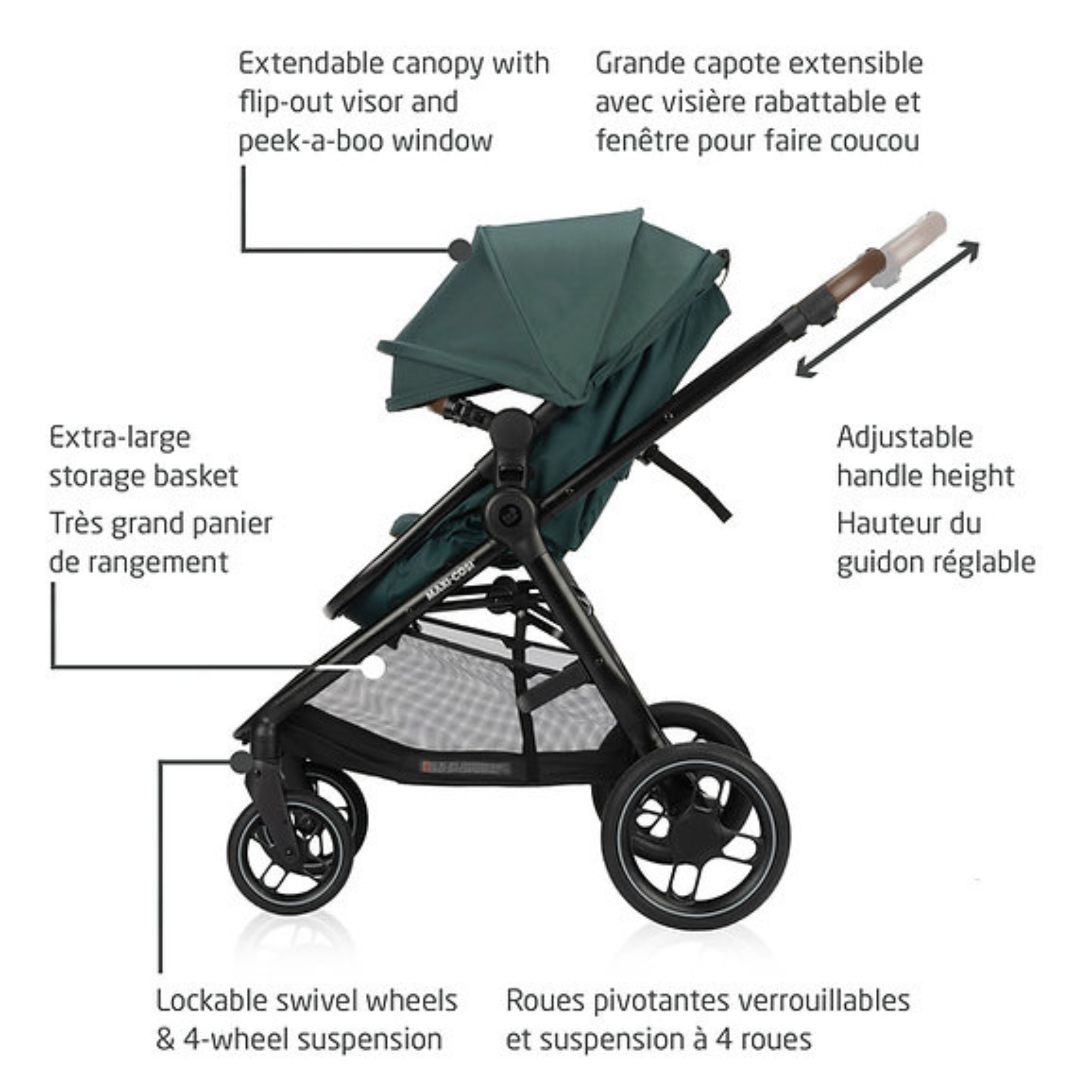 MAXI COSI Zelia Luxe Système de voyage modulaire 5-en-1
