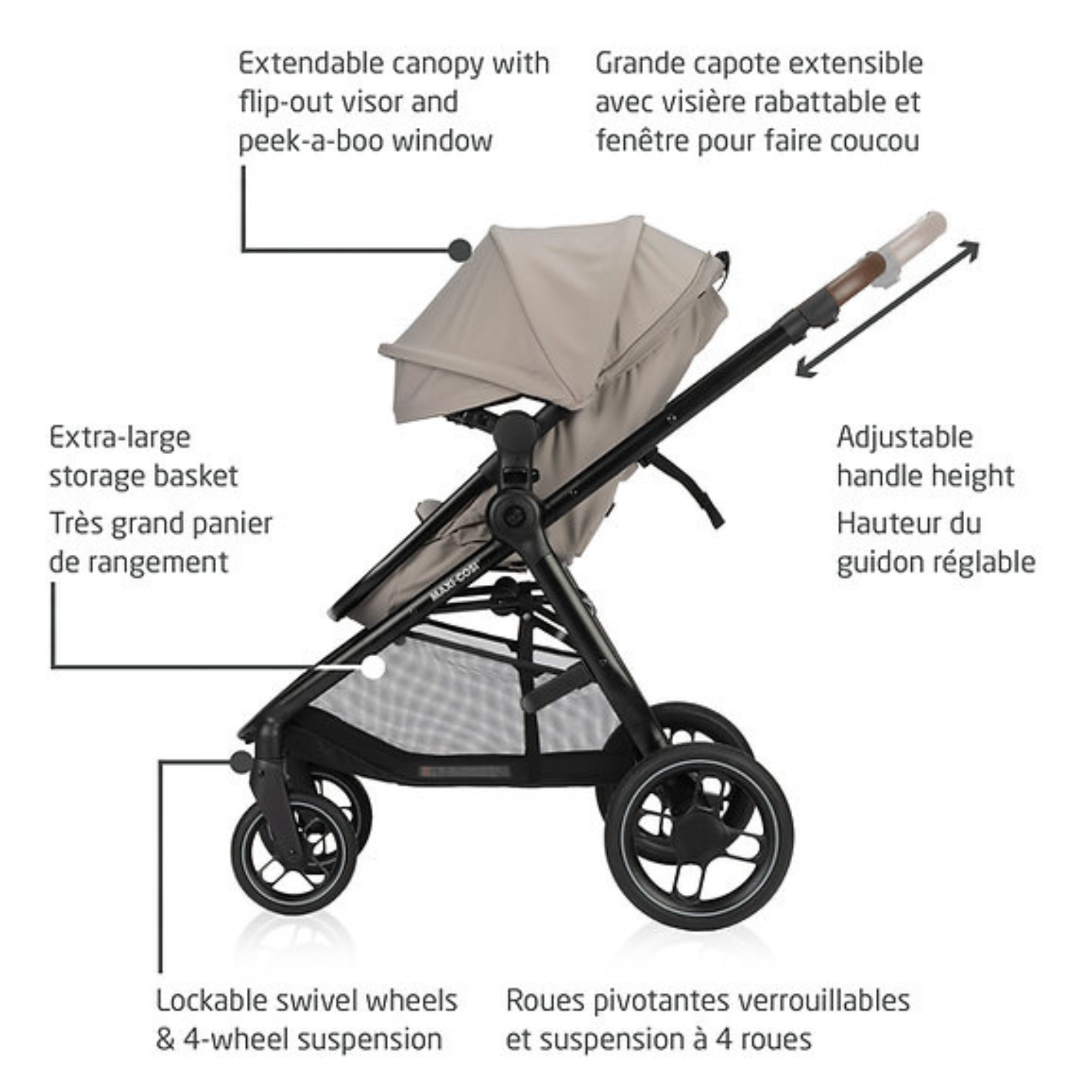 MAXI COSI Zelia Luxe Système de voyage modulaire 5-en-1