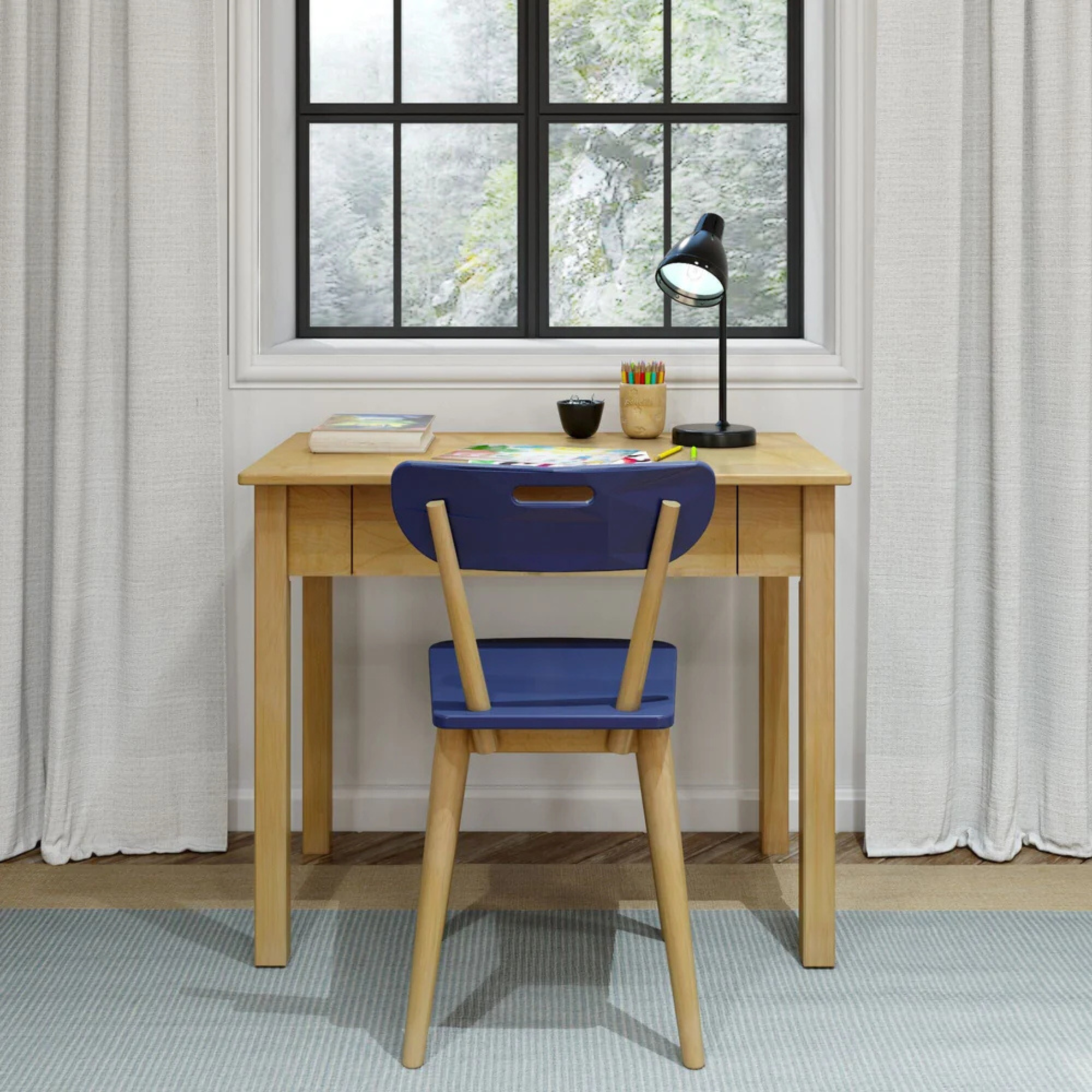 MAXTRIX Study Desk - Natural