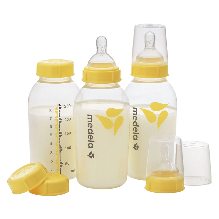 MEDELA Breastmilk Bottle with Nipple 3 Pk (250ml)