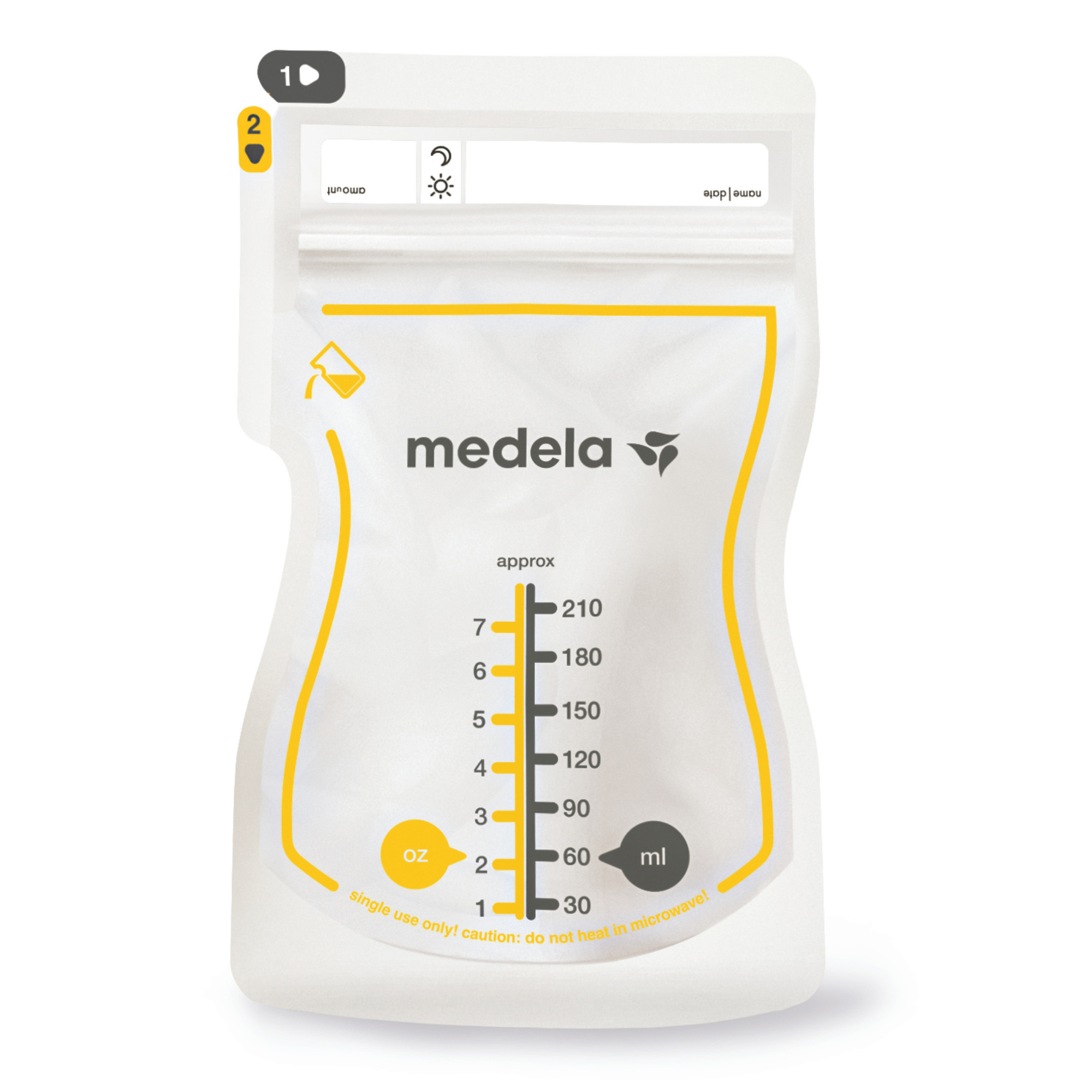 MEDELA Easy Pour Breast Milk Storage Bags (50pk)