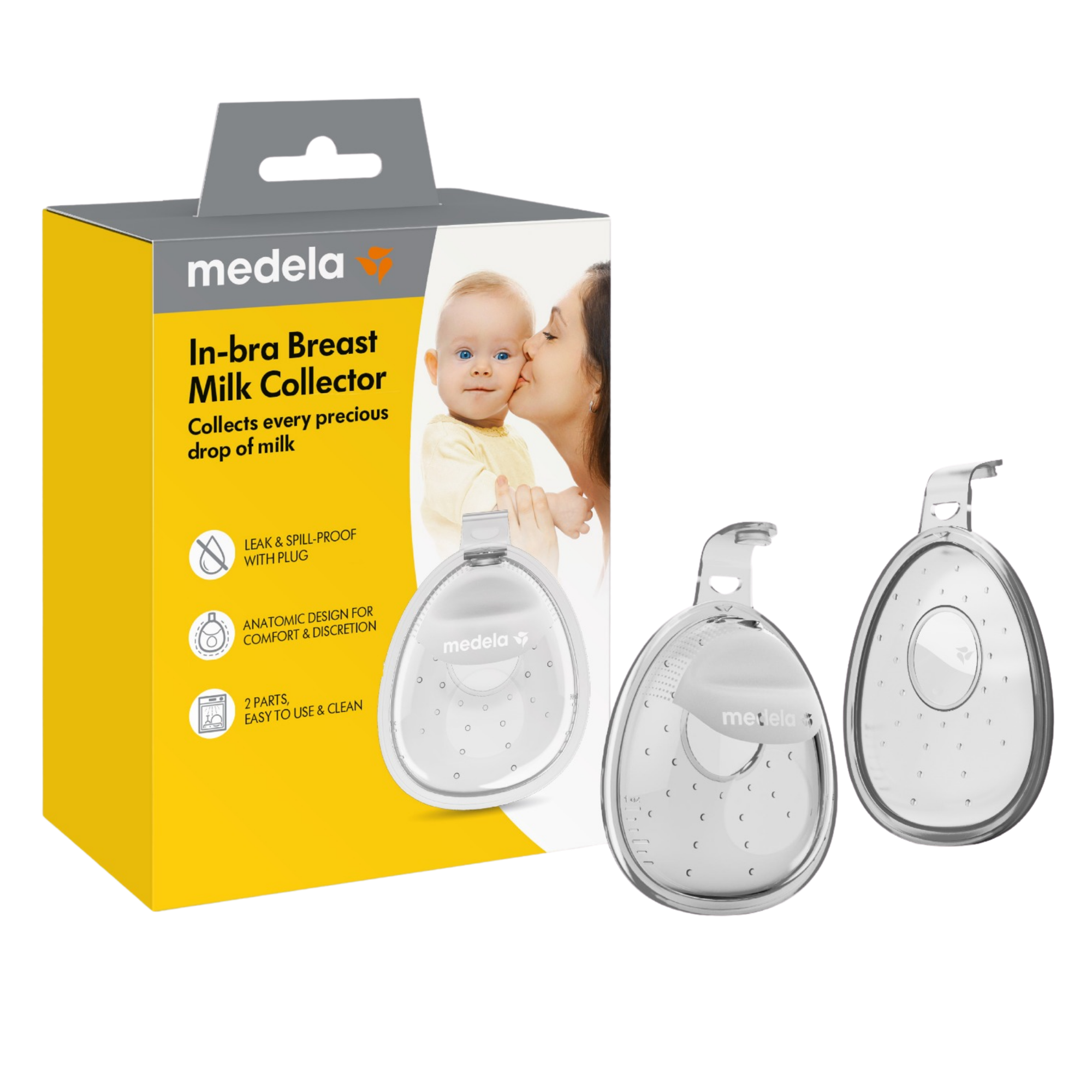 MEDELA In-Bra Breast Milk Collector (2-Pack)