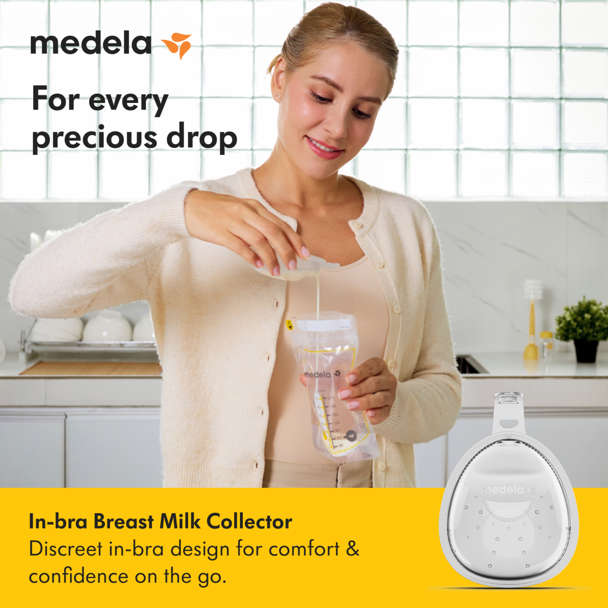 MEDELA In-Bra Breast Milk Collector (2-Pack)