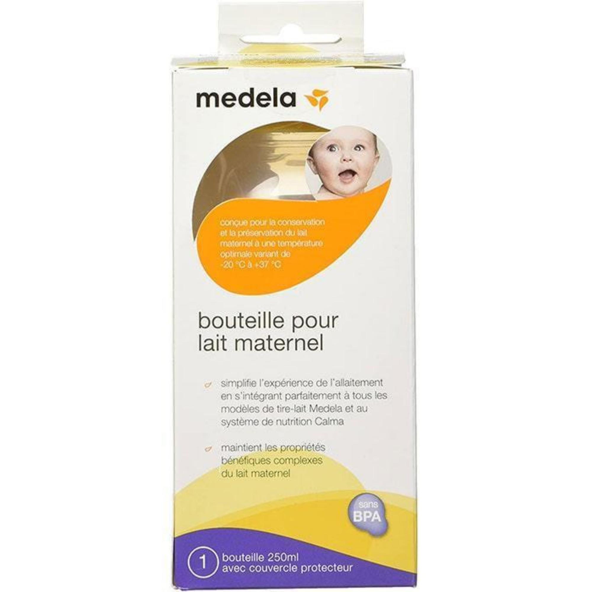 MEDELA 250ml Breast Milk Bottle (1 Pack)