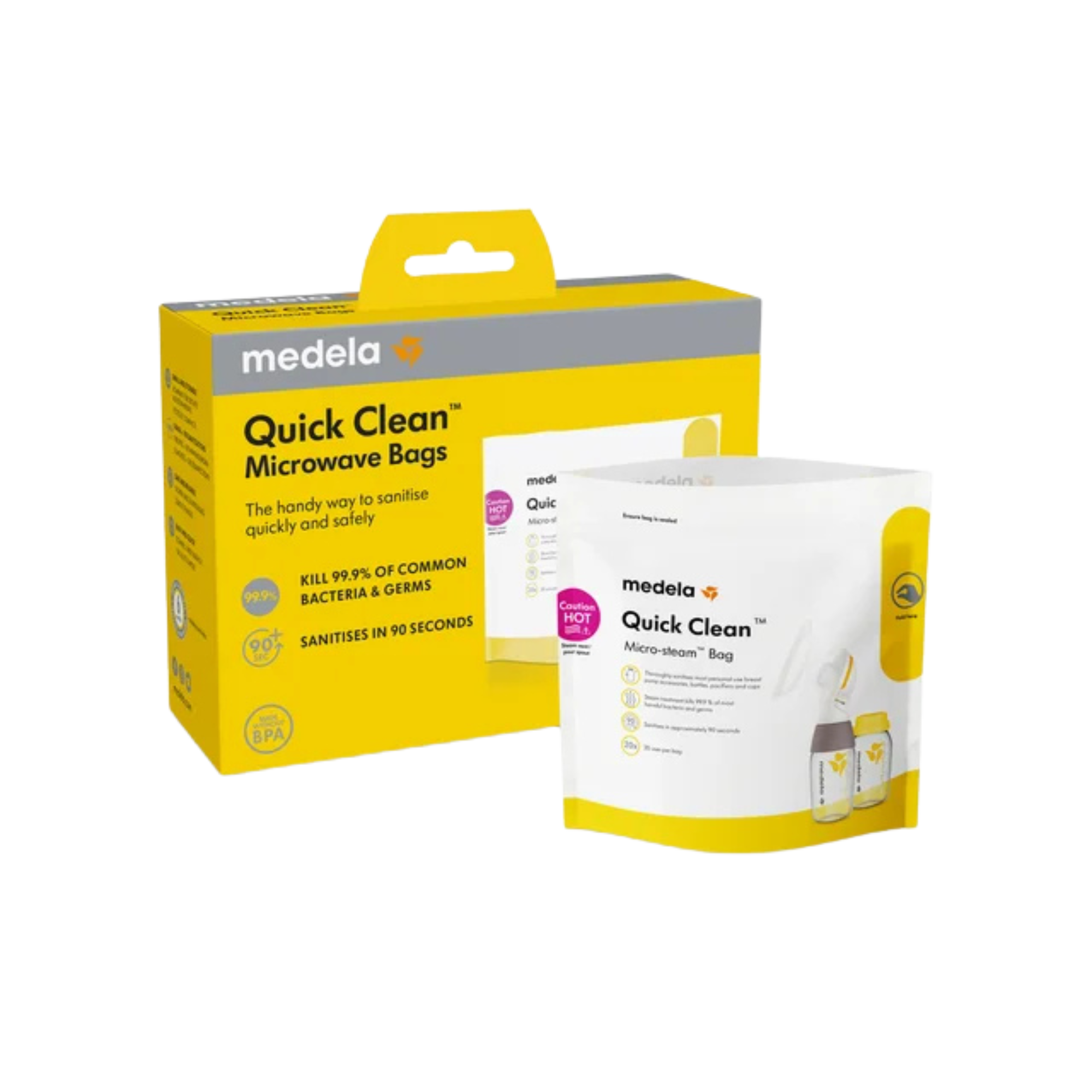 Sacs micro-vapeur Quick Clean MEDELA (lot de 5)