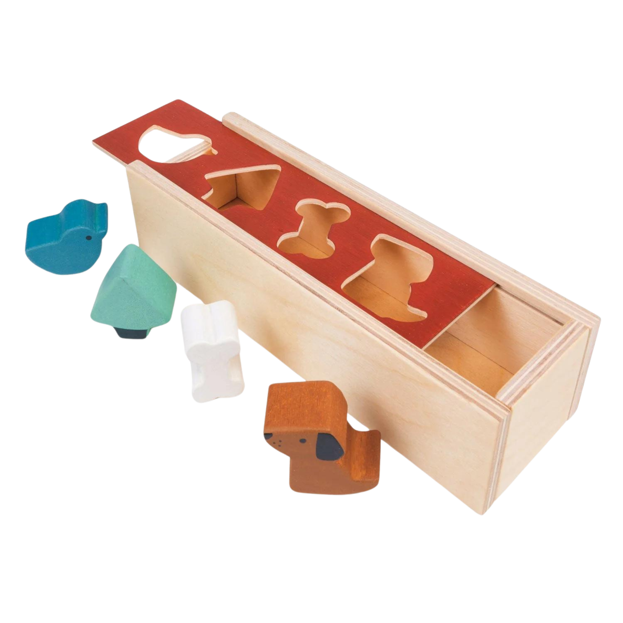 Boîte de tri de formes d'animaux de compagnie MENTARI