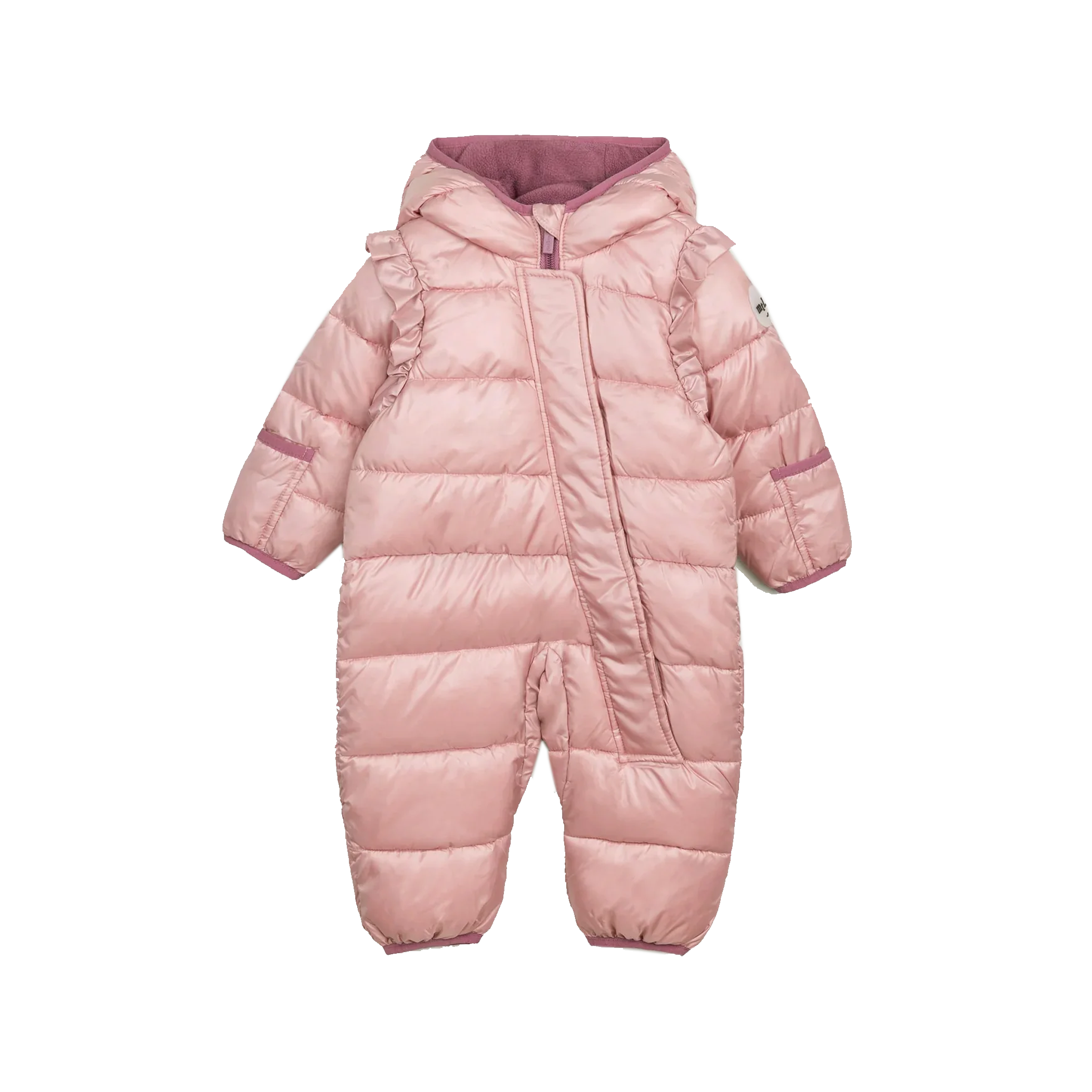 MILES THE LABEL Hooded Snowsuit - Rose