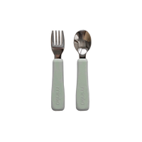 Thumbnail for MINIKA Fork and Spoon Set - Sage
