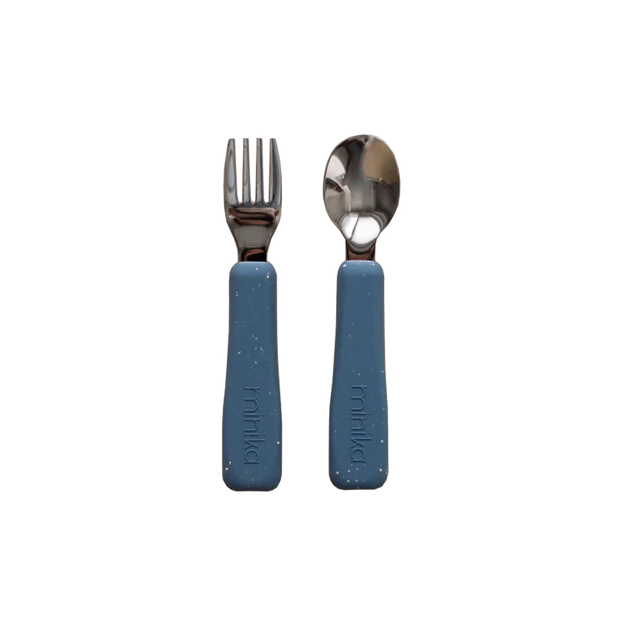 MINIKA Fork and Spoon Set - Indigo