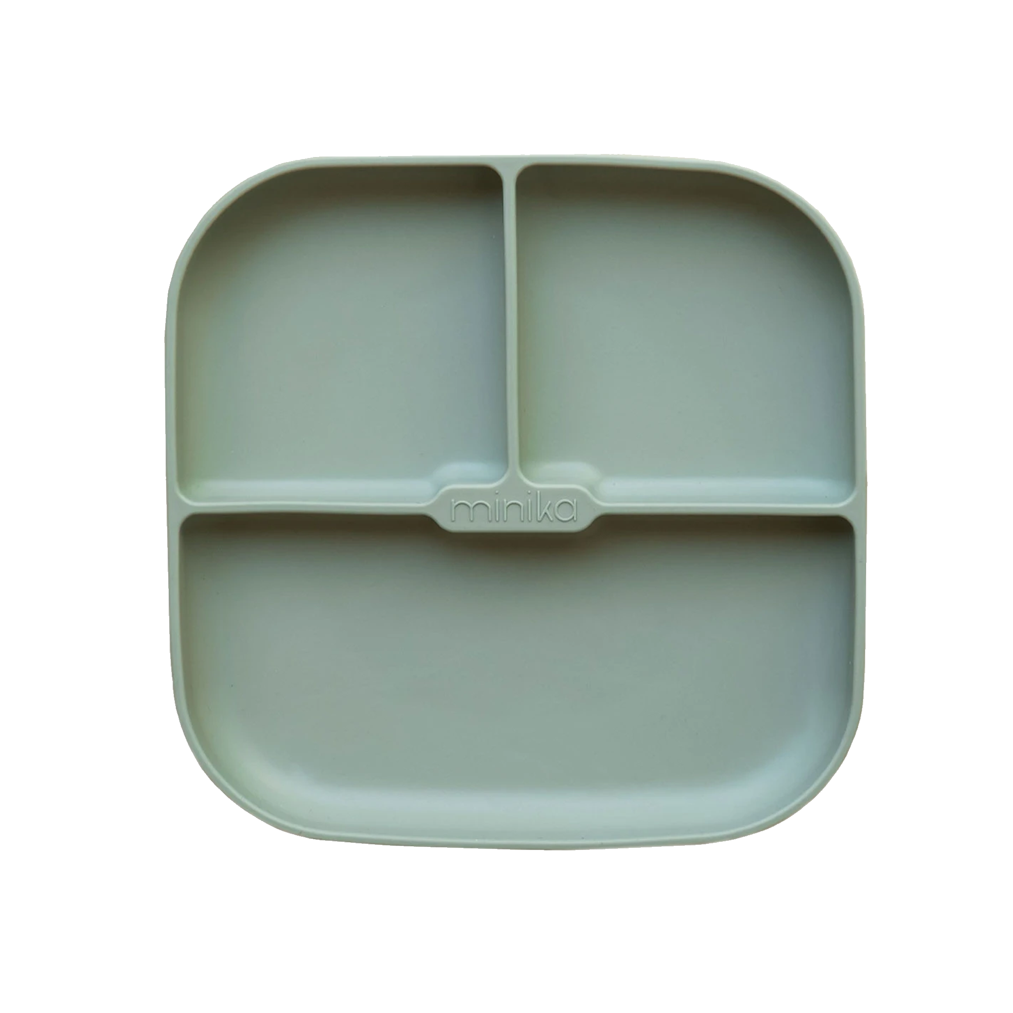 Assiette en silicone MINIKA - Sauge