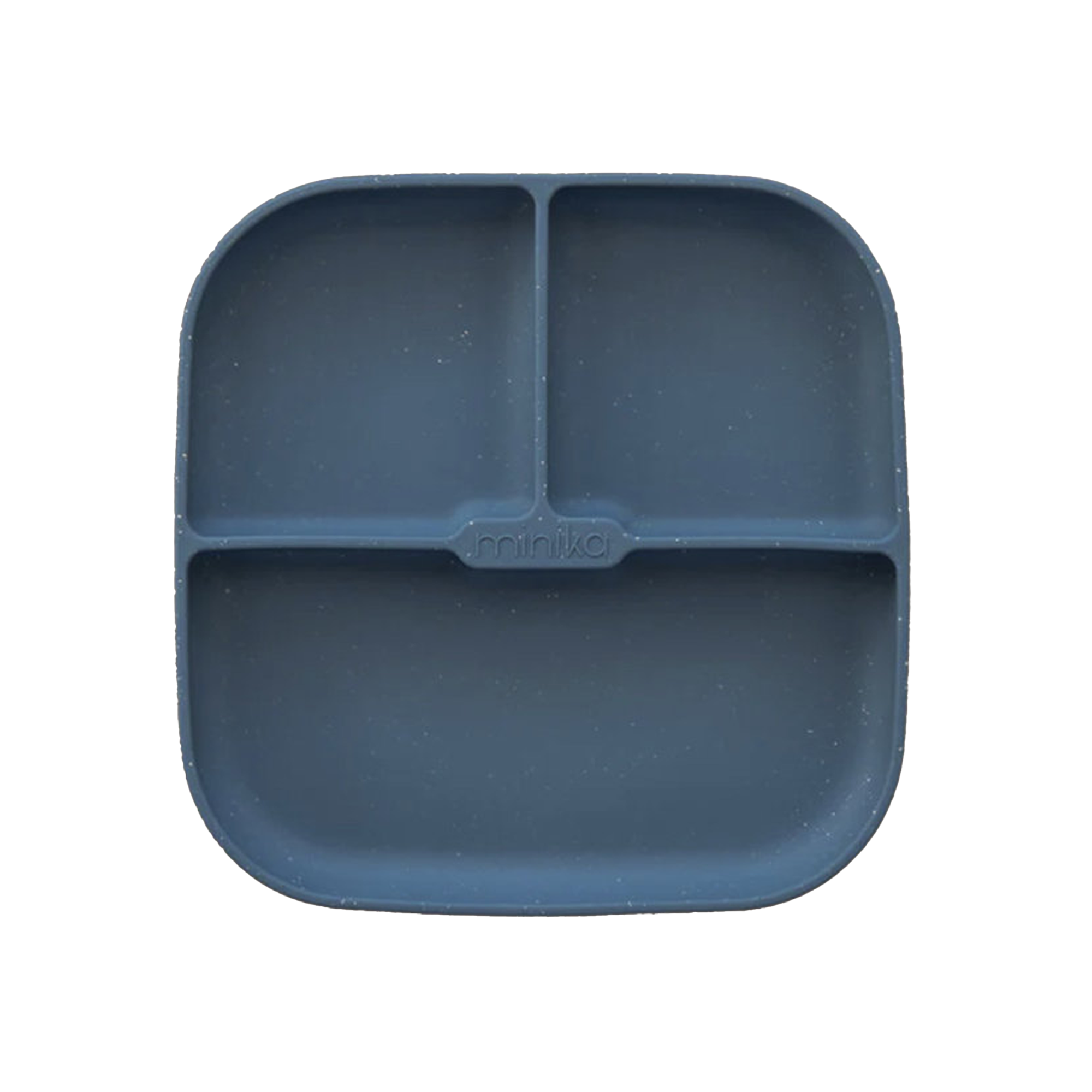 Assiette en silicone MINIKA - Indigo