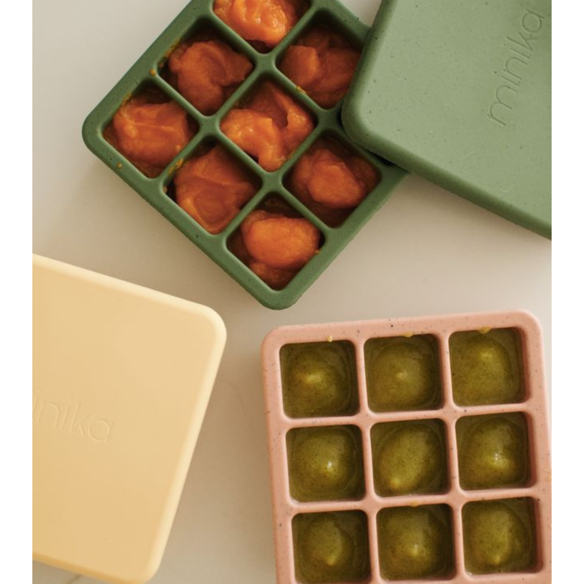 MINIKA Food Freezer Tray with Lid