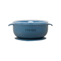 MINIKA Silicone Bowl With Lid - Indigo
