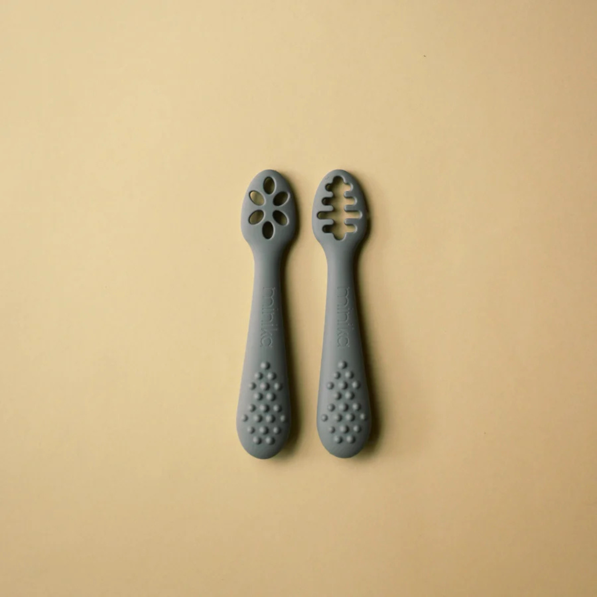 Cuillères d'apprentissage MINIKA (lot de 2)