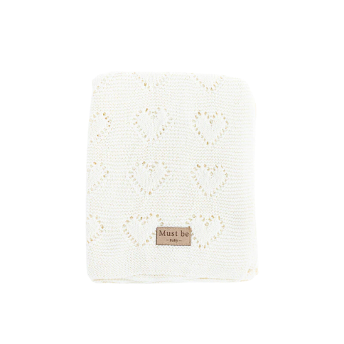 MUST BE BABY Knit Blanket