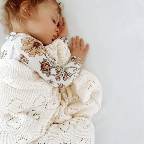 MUST BE BABY Knit Blanket