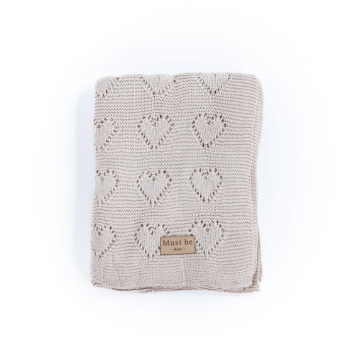 MUST BE BABY Knit Blanket
