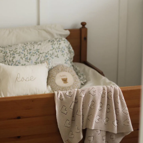 MUST BE BABY Knit Blanket