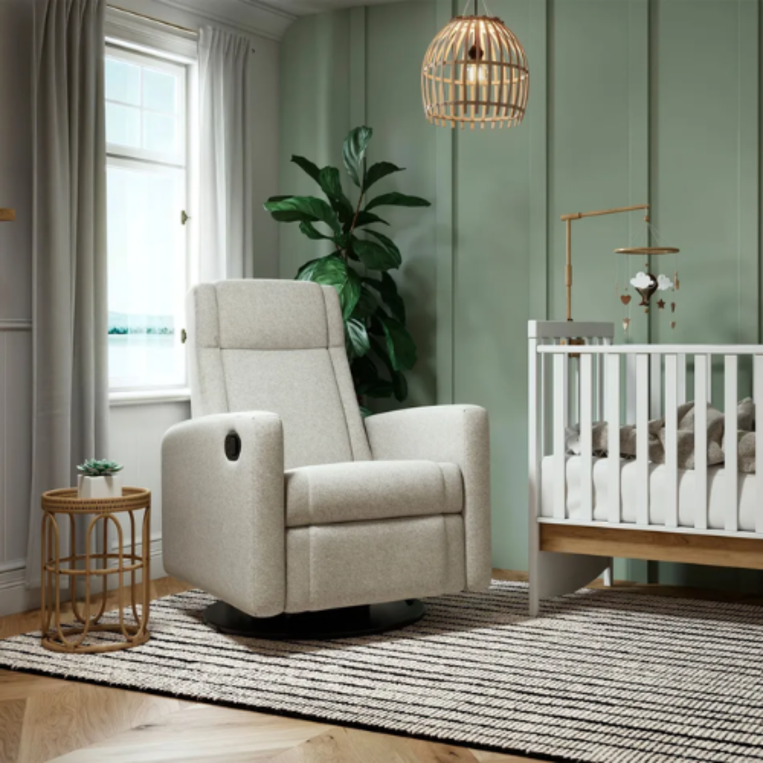 Fauteuil inclinable pivotant JAYMAR BB Nelly avec repose-pieds - Programme de série