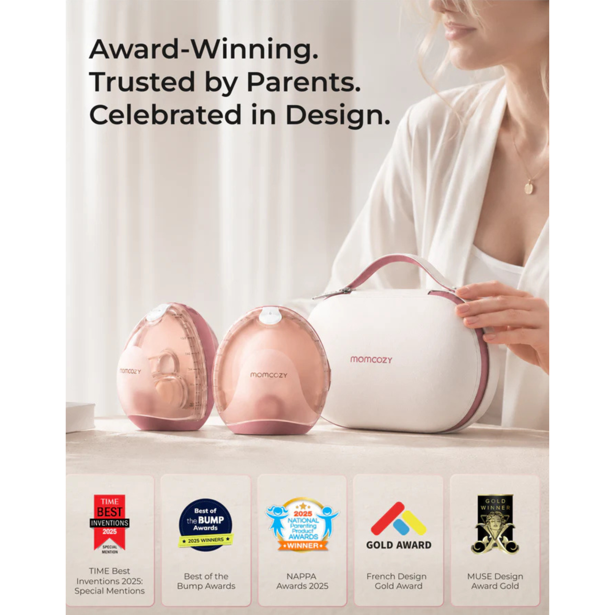 MOMCOZY Air 1 Ultra-slim Breast Pump