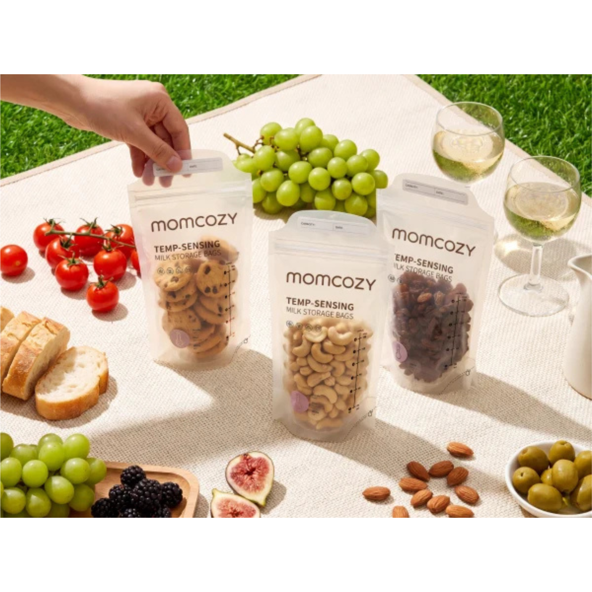 MOMCOZY Breastmilk Storage Bags (50-Pack)
