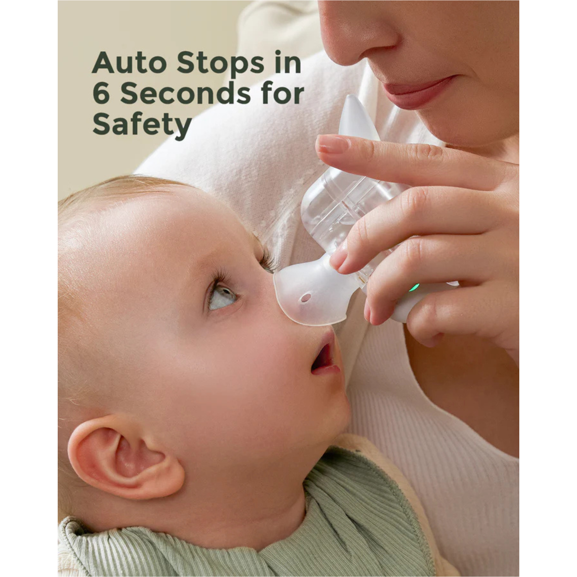MOMCOZY BreezyClear Pro™ 2-in-1 Spray & Suction Electric Nasal Aspirator