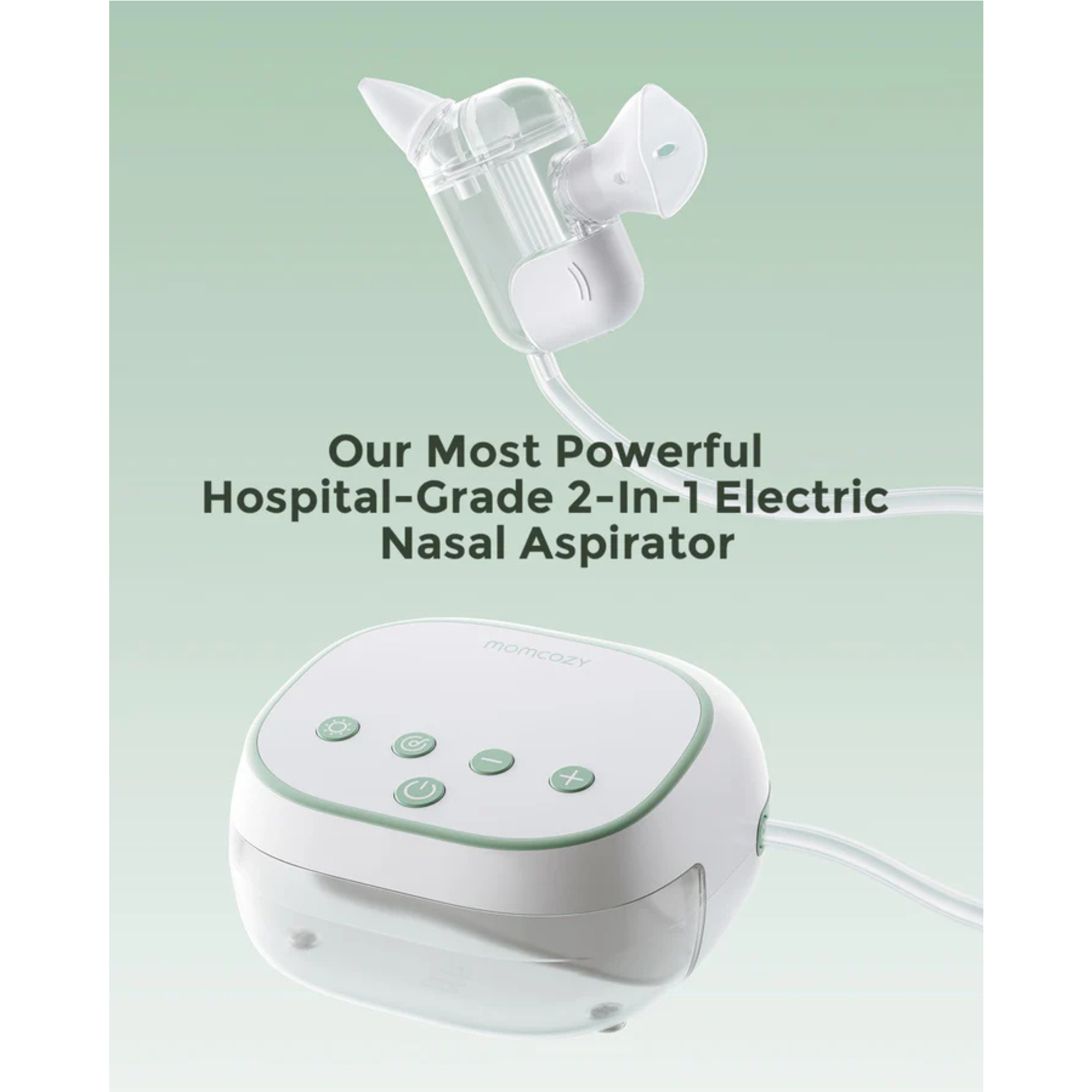MOMCOZY BreezyClear Pro™ 2-in-1 Spray & Suction Electric Nasal Aspirator