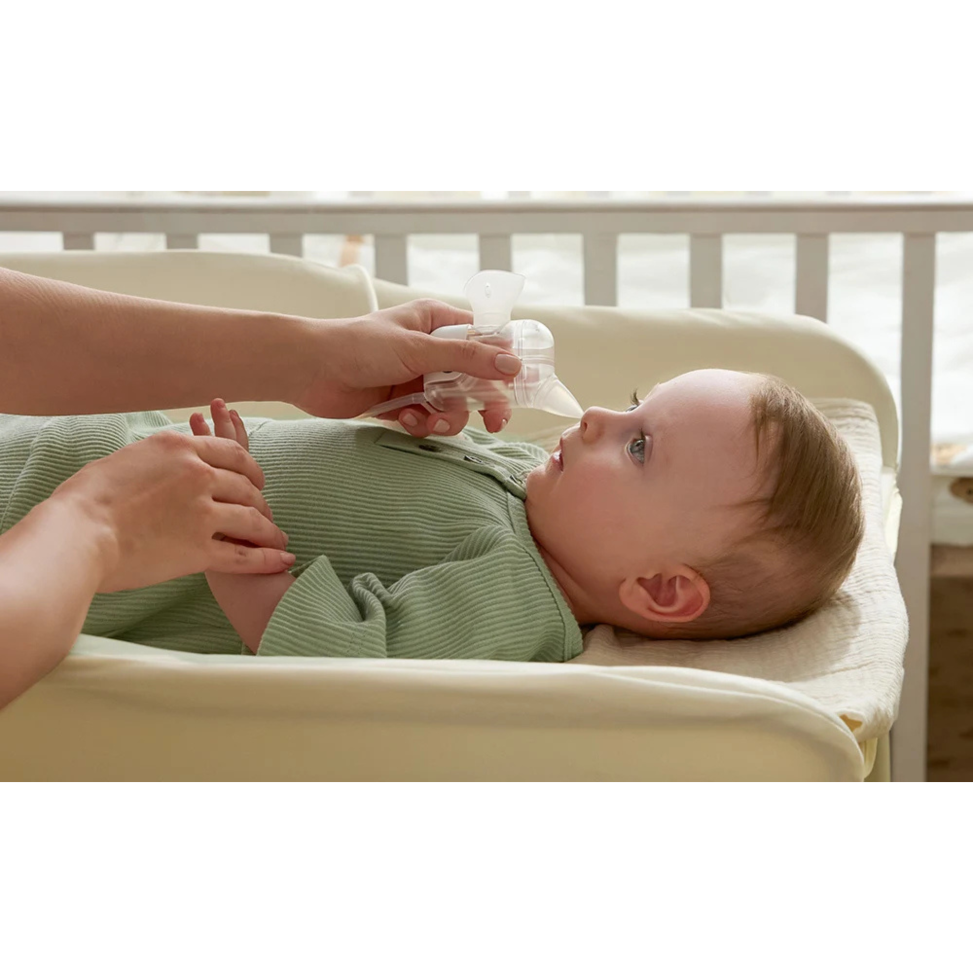 MOMCOZY BreezyClear Pro™ 2-in-1 Spray & Suction Electric Nasal Aspirator