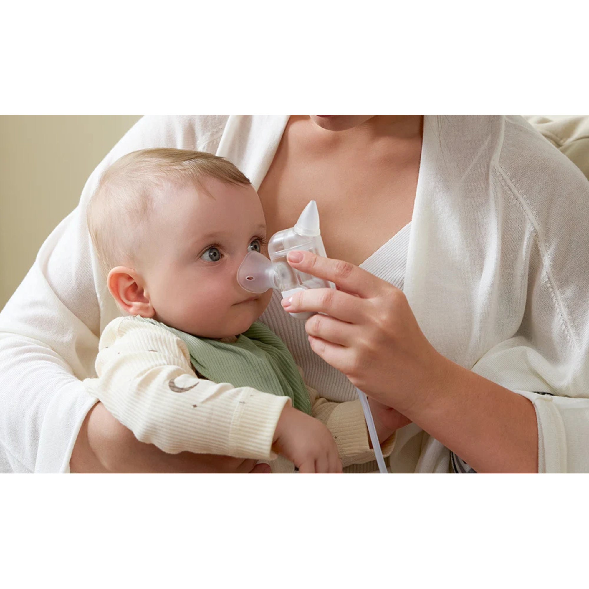 MOMCOZY BreezyClear Pro™ 2-in-1 Spray & Suction Electric Nasal Aspirator