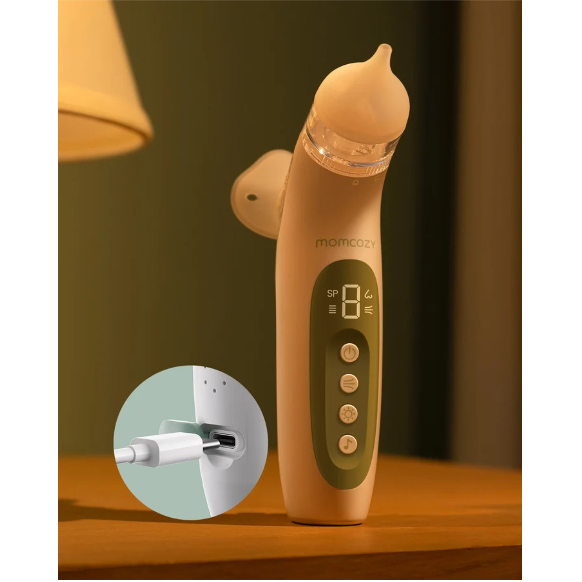 MOMCOZY BreezyClear™ 2-in-1 Spray & Suction Electric Nasal Aspirator