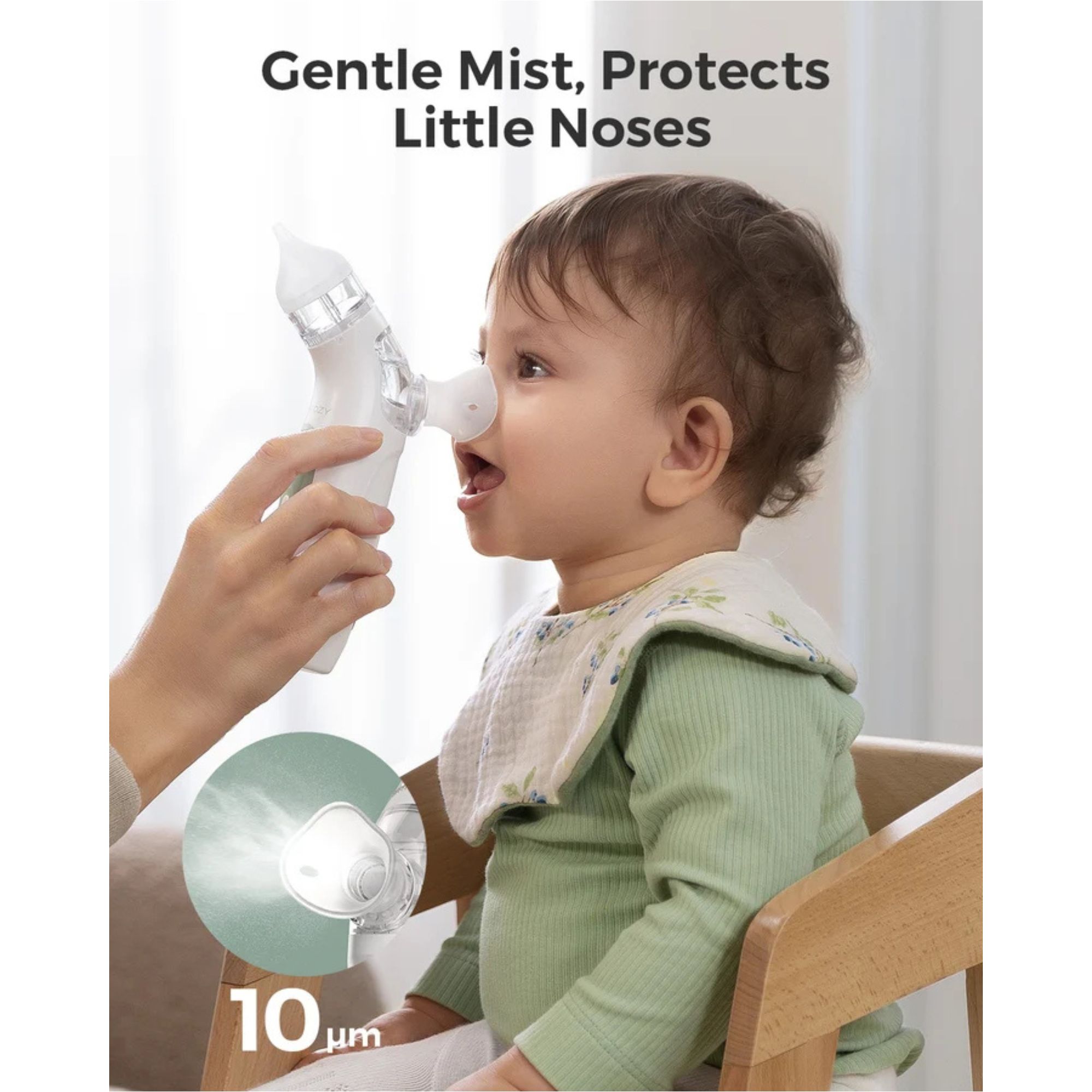 MOMCOZY BreezyClear™ 2-in-1 Spray & Suction Electric Nasal Aspirator