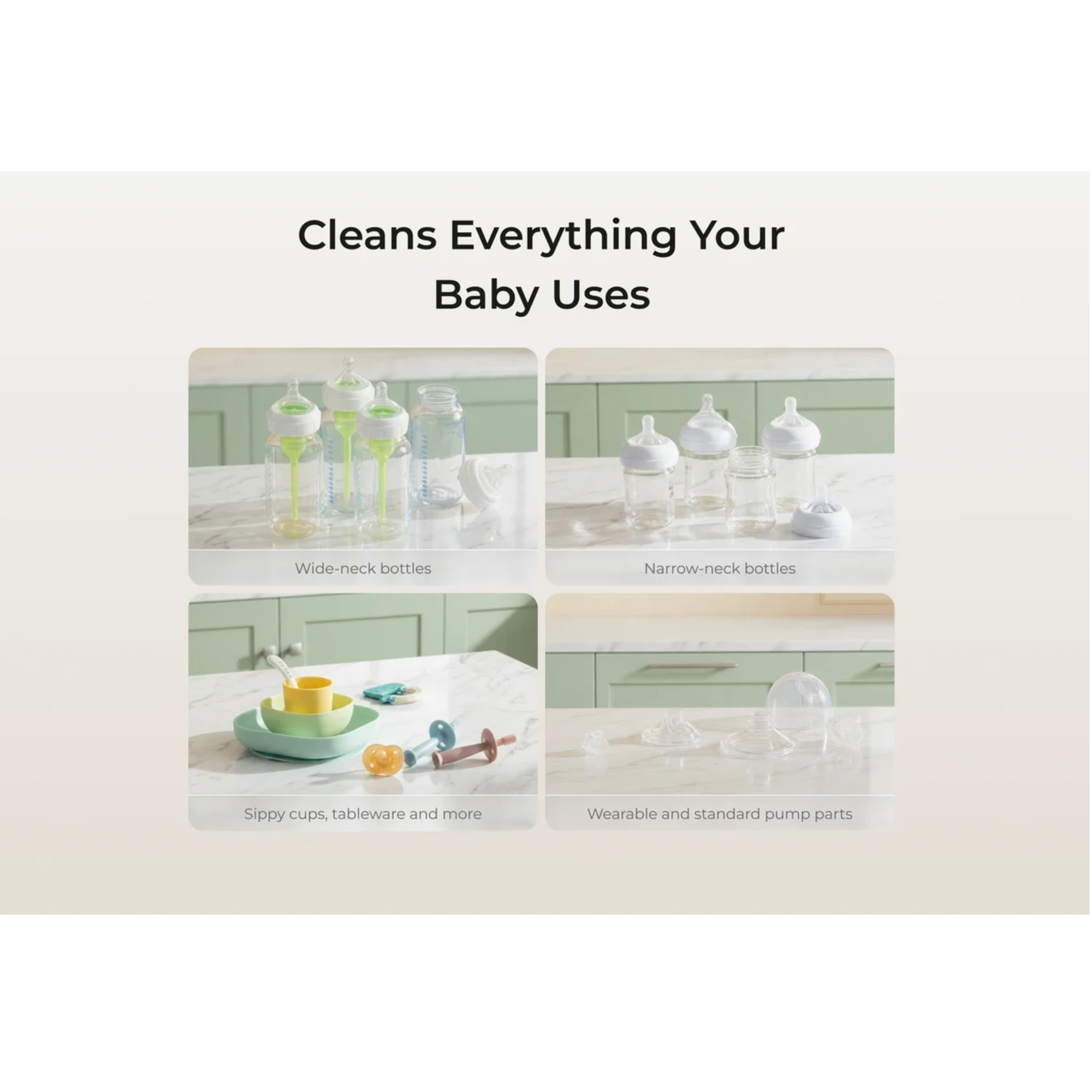 MOMCOZY KleanPal Pro Baby Bottle Washer and Sterilizer
