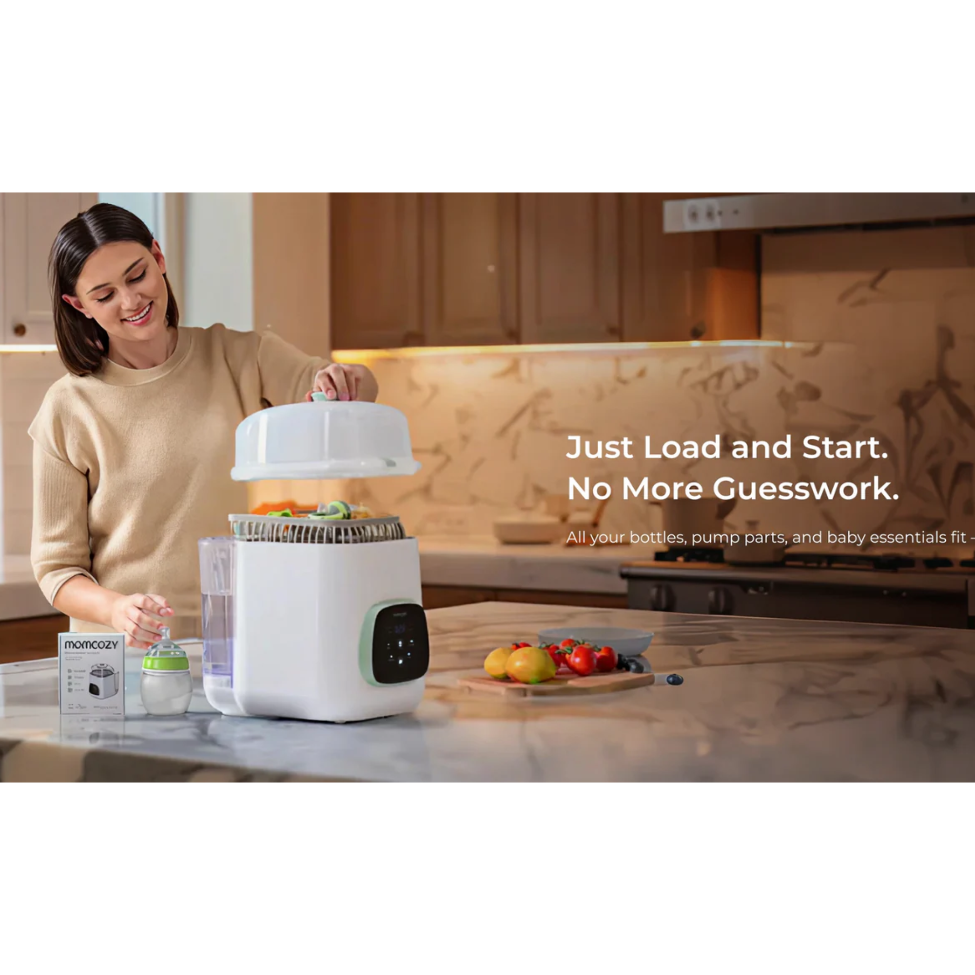 MOMCOZY KleanPal Pro Baby Bottle Washer and Sterilizer