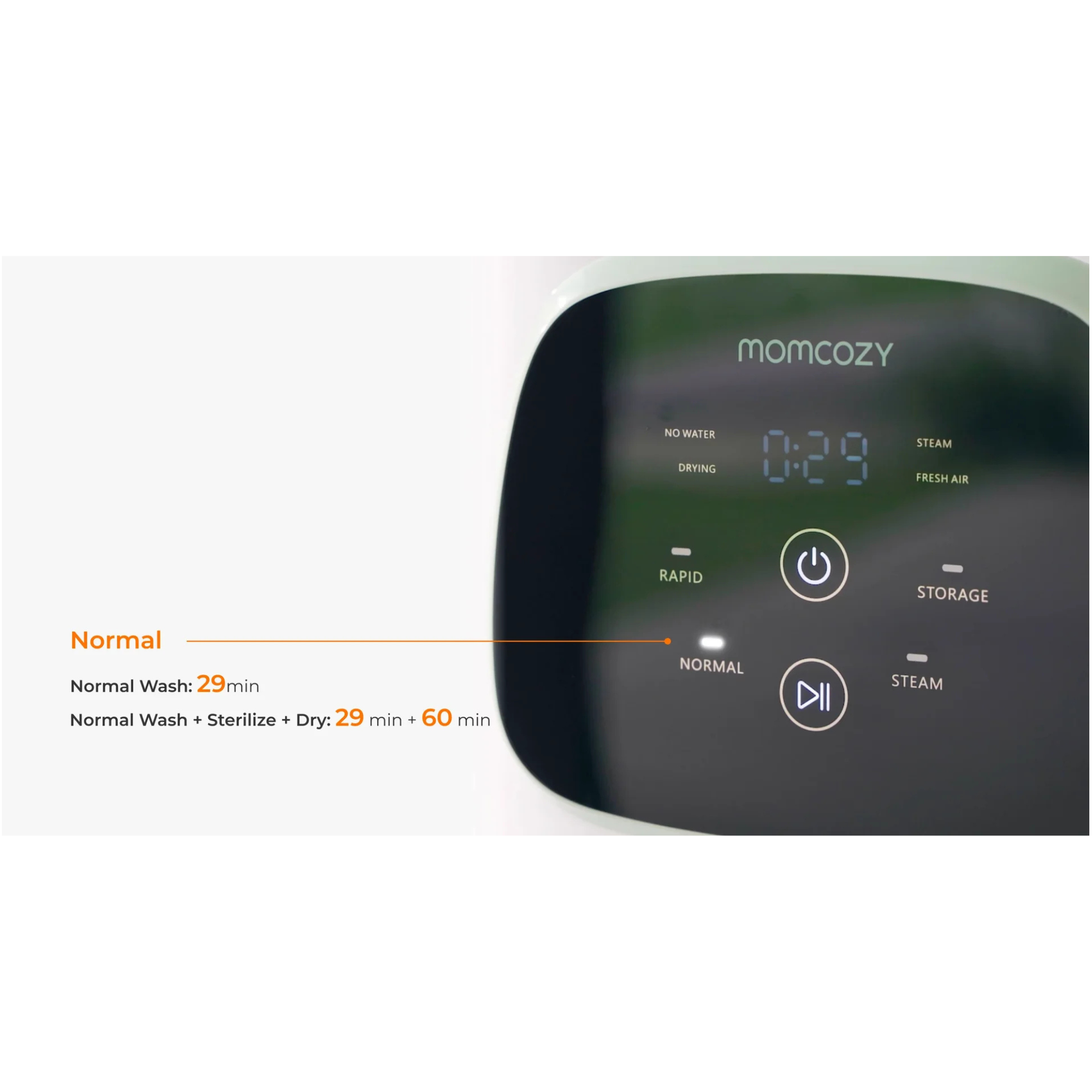 MOMCOZY KleanPal Pro Baby Bottle Washer and Sterilizer