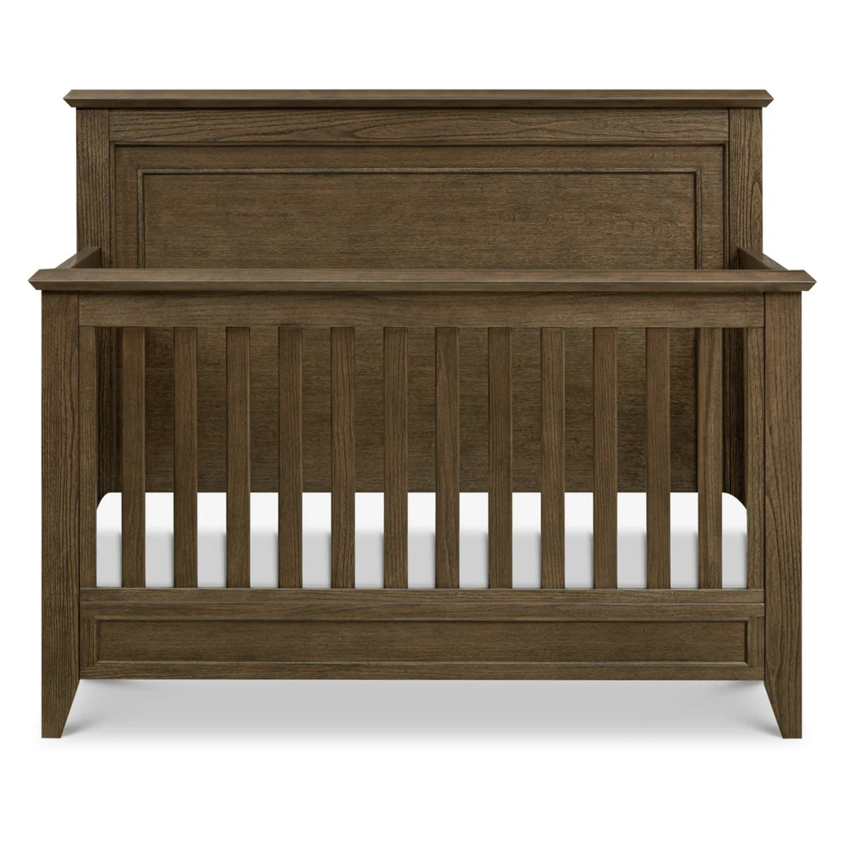 Lit de bébé convertible rustique 4 en 1 à plateau plat MONOGRAM par Beckett - Sandbar